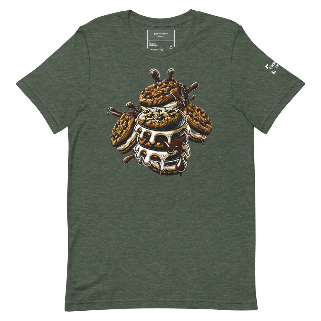Philosopher Stoner Heather Forest / S COOKIES AND CREAM BLK/GRN Unisex T-shirt