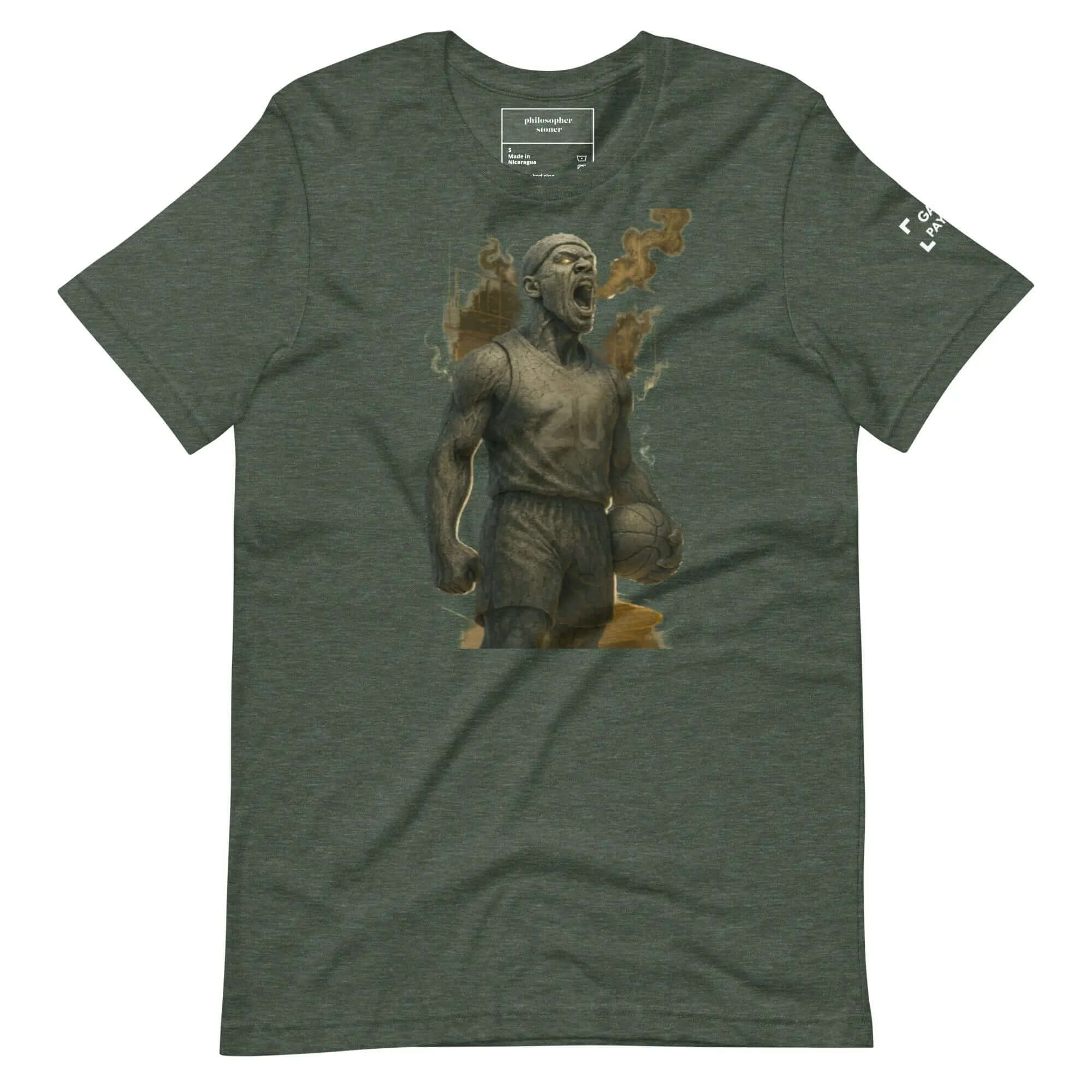 Philosopher Stoner Heather Forest / S GARY PAYTON T-shirt BLK/GRN