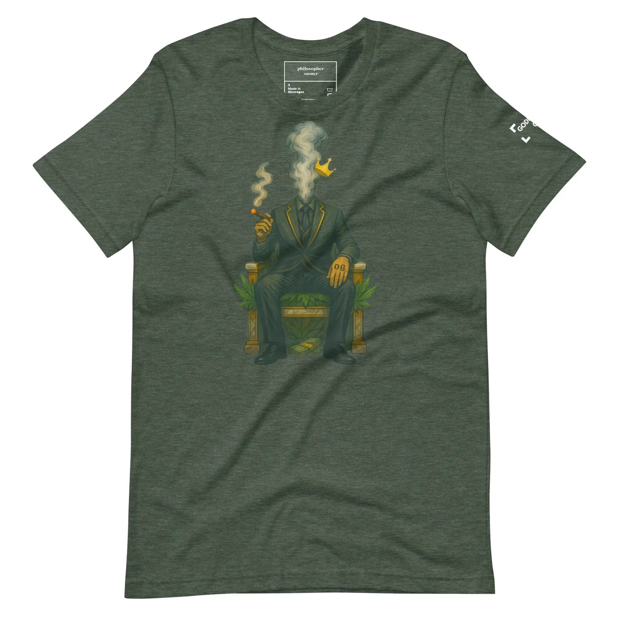 Philosopher Stoner Heather Forest / S GODFATHER OG BLK/GRN T-shirt