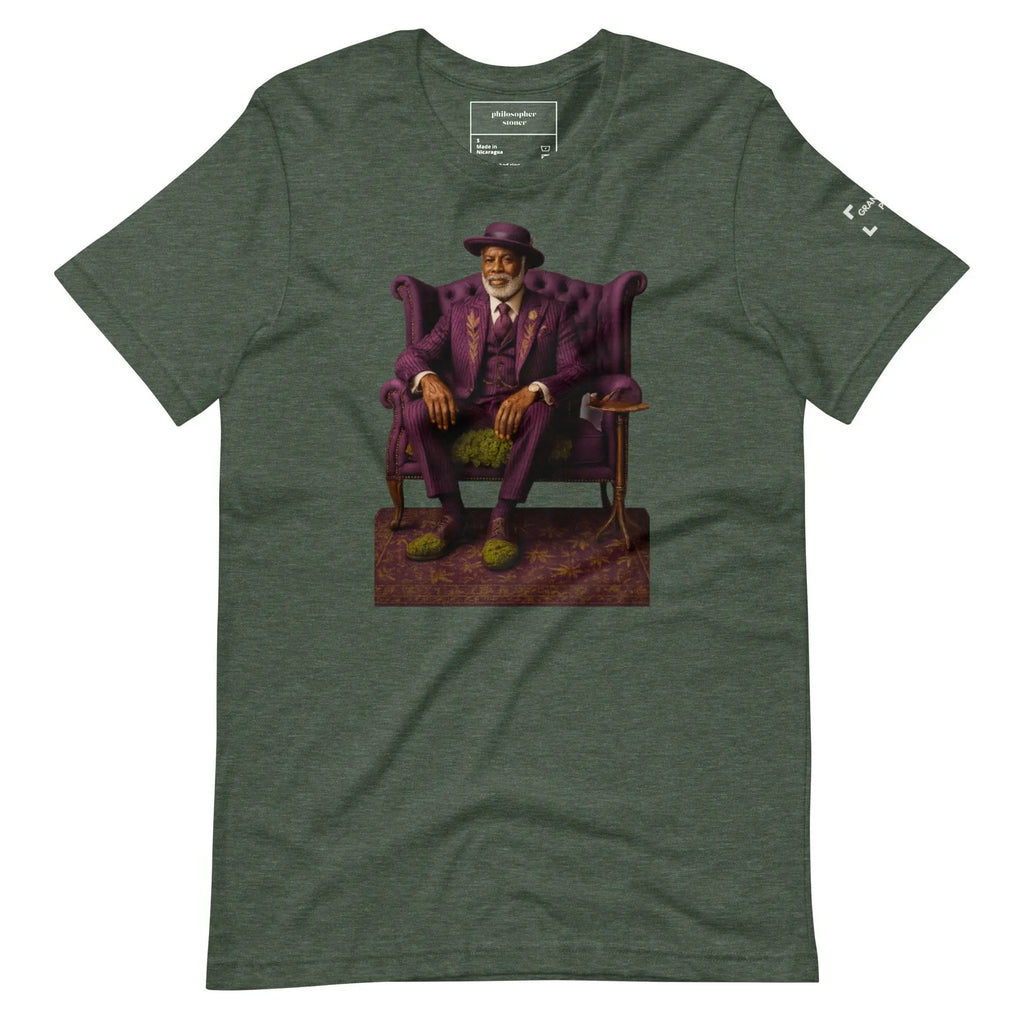 Philosopher Stoner Heather Forest / S GRANDDADDY PURP BLK/GRN t-shirt