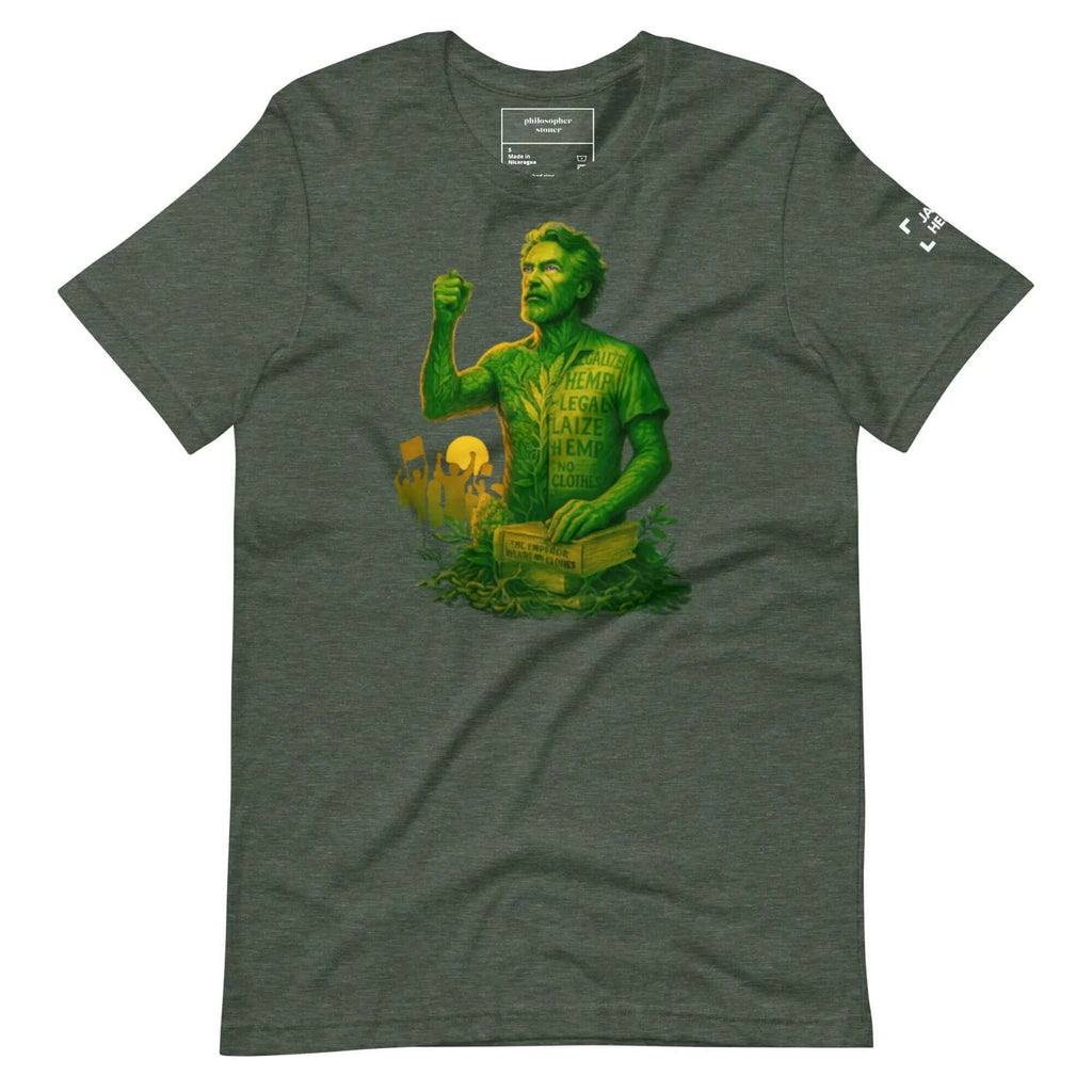 Philosopher Stoner Heather Forest / S JACK HERER Unisex BLK/GRN T-shirt