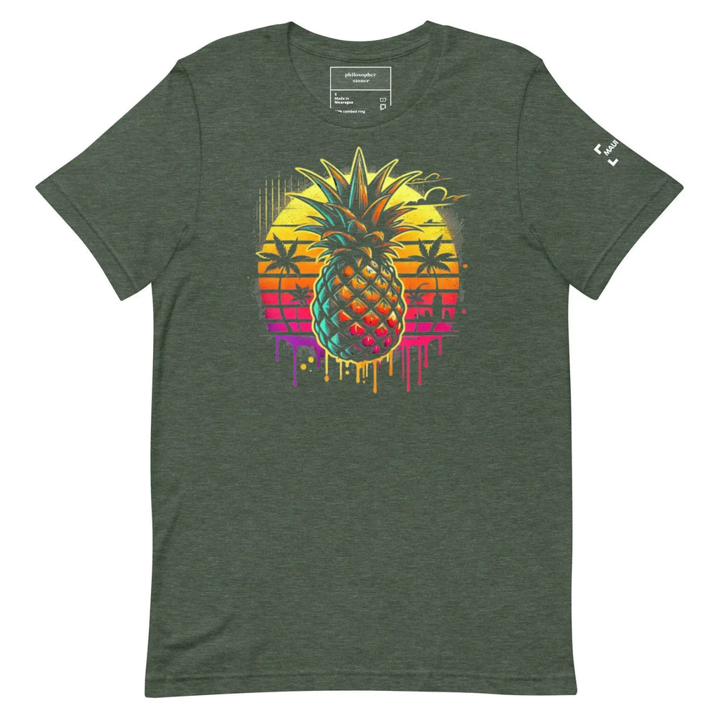 Philosopher Stoner Heather Forest / S MAUI WAUI BLK/GRN T-shirt