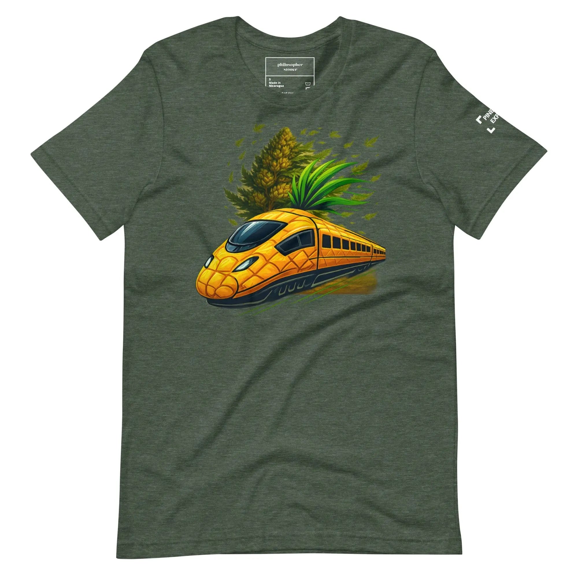 Philosopher Stoner Heather Forest / S PINEAPPLE EXPRESS BLK/GRN Unisex T-shirt