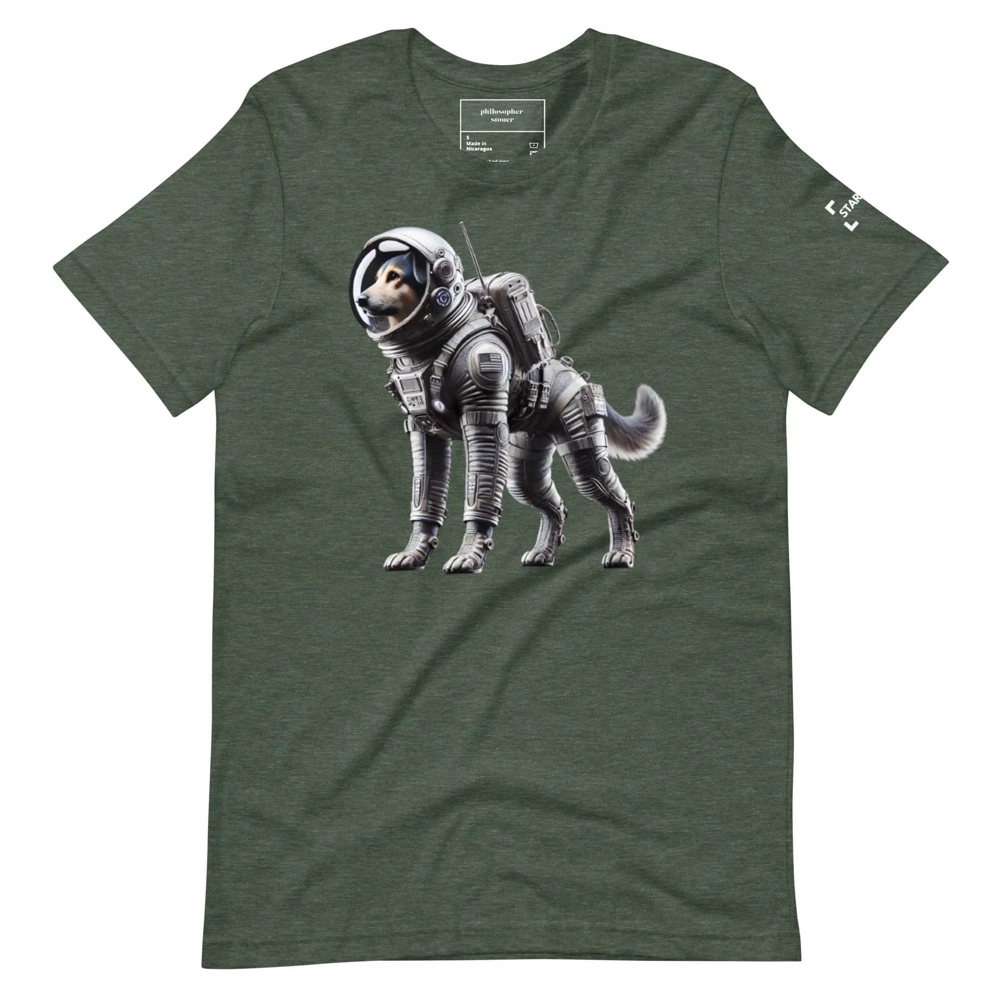 Philosopher Stoner Heather Forest / S STAR DAWG BLK/GRN Unisex T-shirt