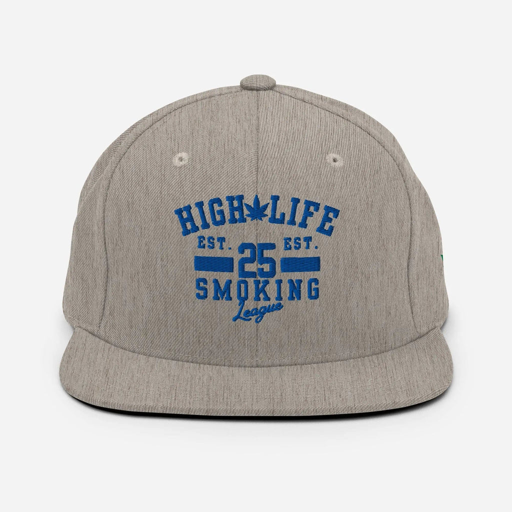 Philosopher Stoner Heather Grey HIGH LIFE Snapback GRY/SLV Hat