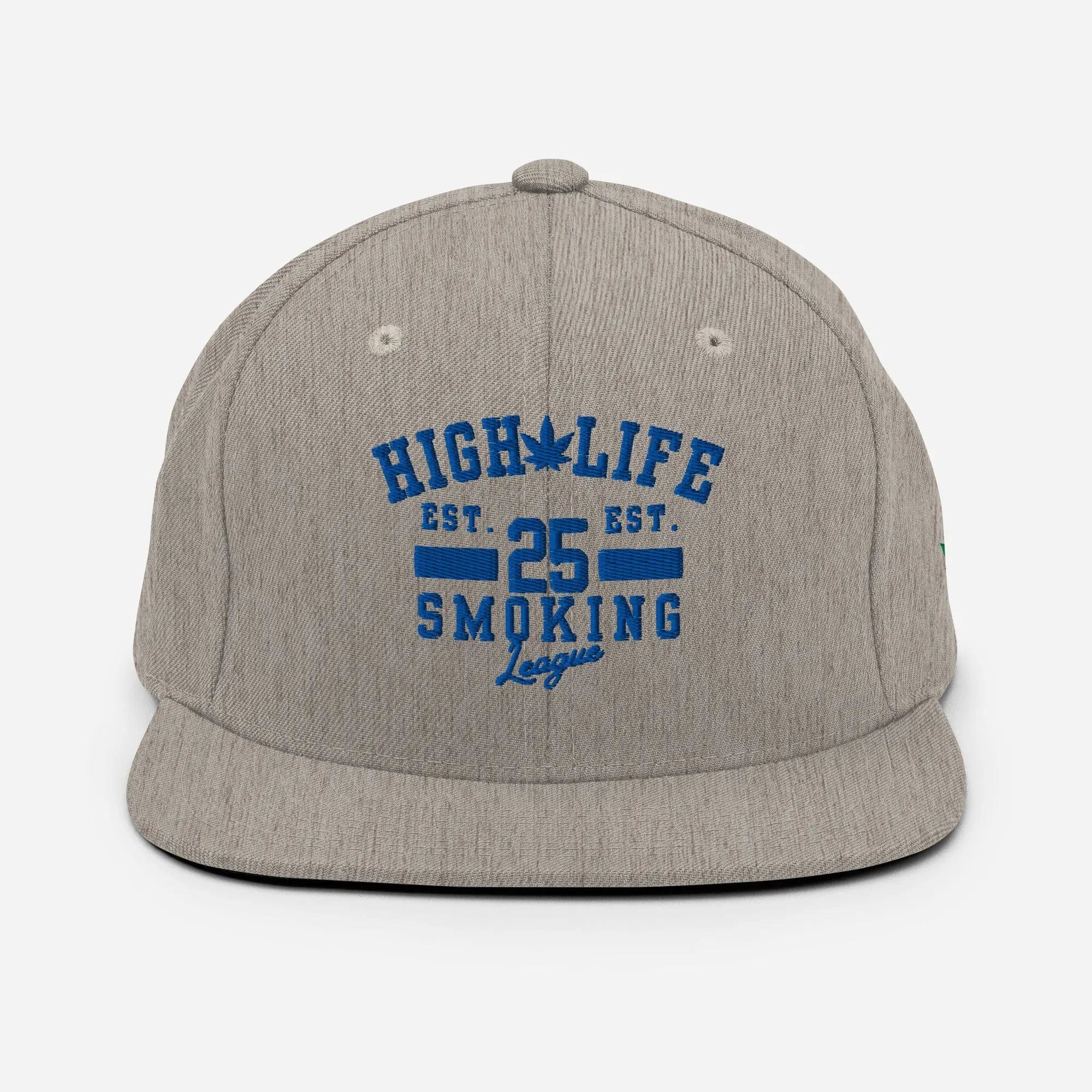 Philosopher Stoner Heather Grey HIGH LIFE Snapback GRY/SLV Hat