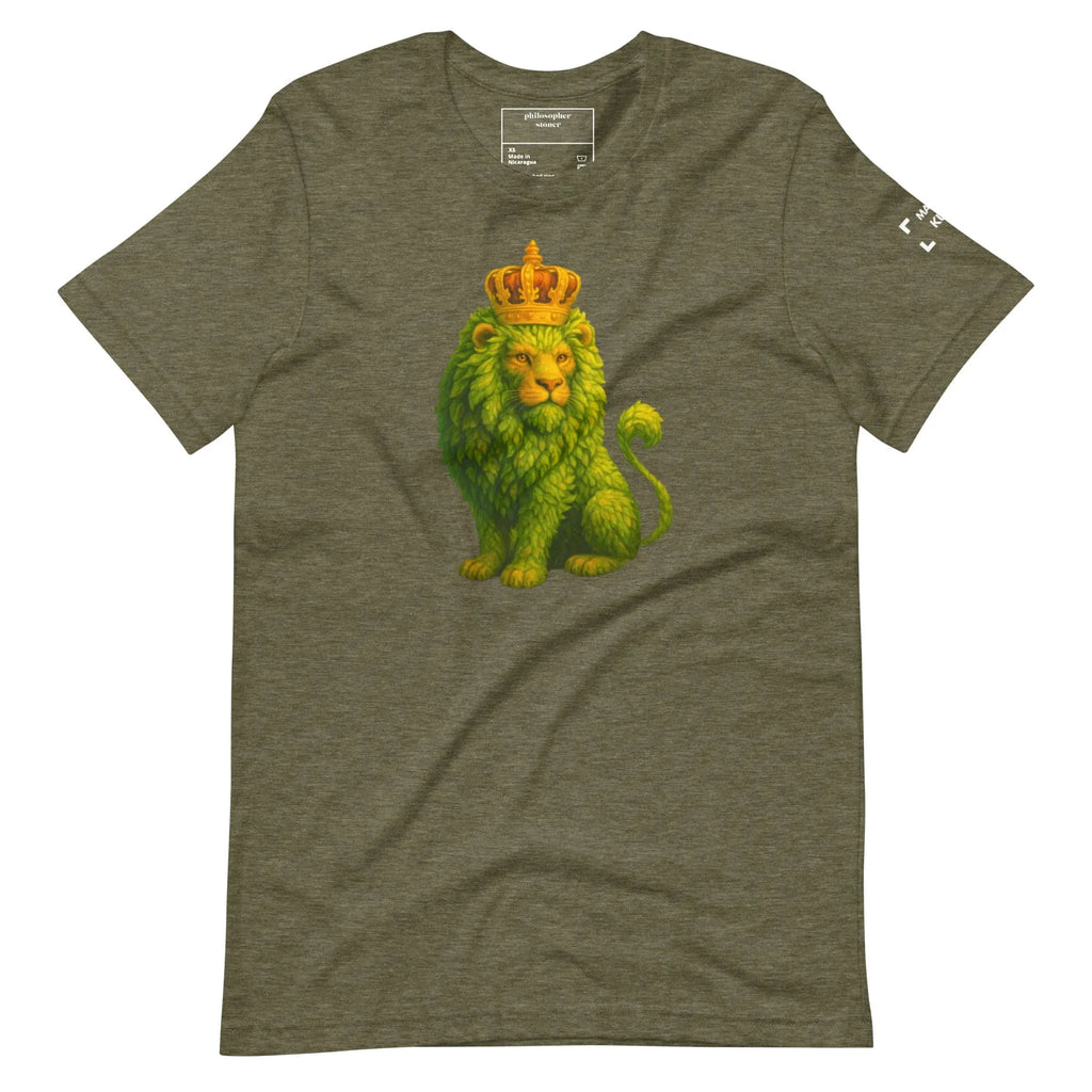 Philosopher Stoner Heather Olive / XS Master Kush BLK & GRN Unisex t-shirt