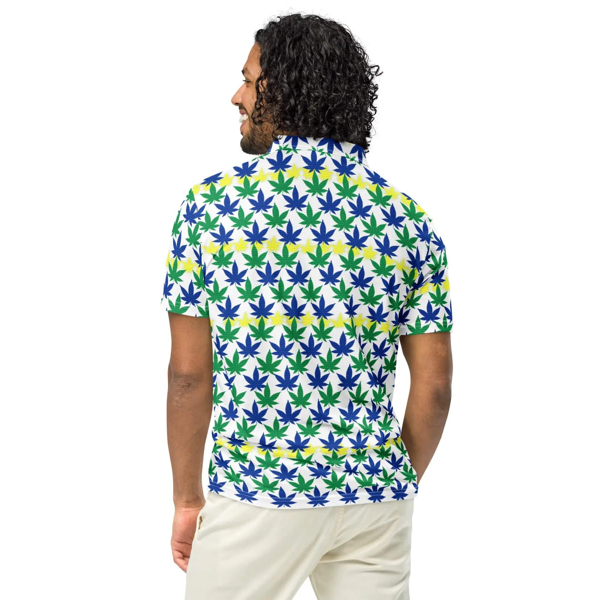 Philosopher Stoner LEAF Men’s Slim Fit Polo