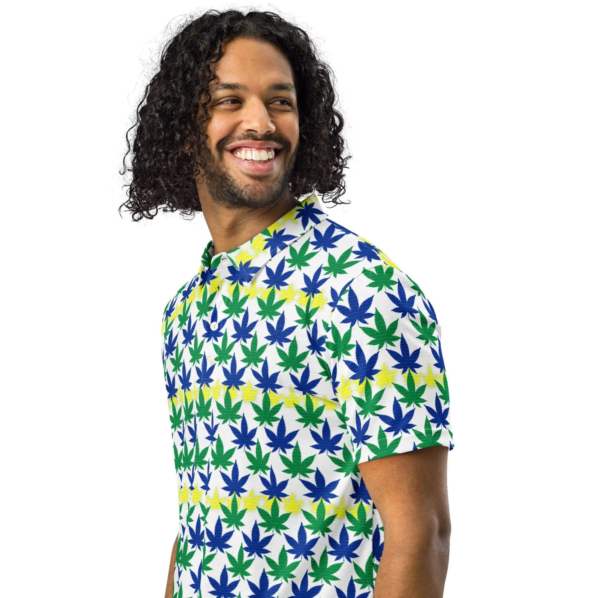 Philosopher Stoner LEAF Men’s Slim Fit Polo