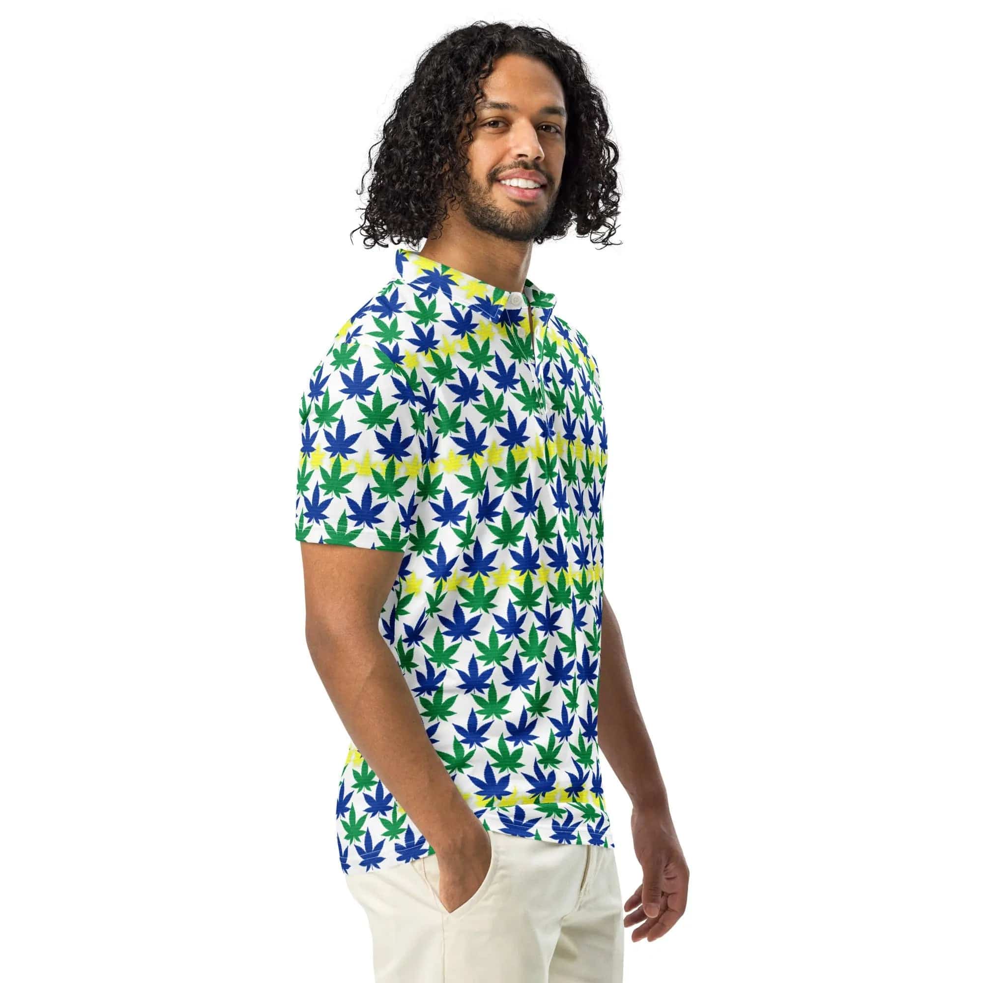 Philosopher Stoner LEAF Men’s Slim Fit Polo