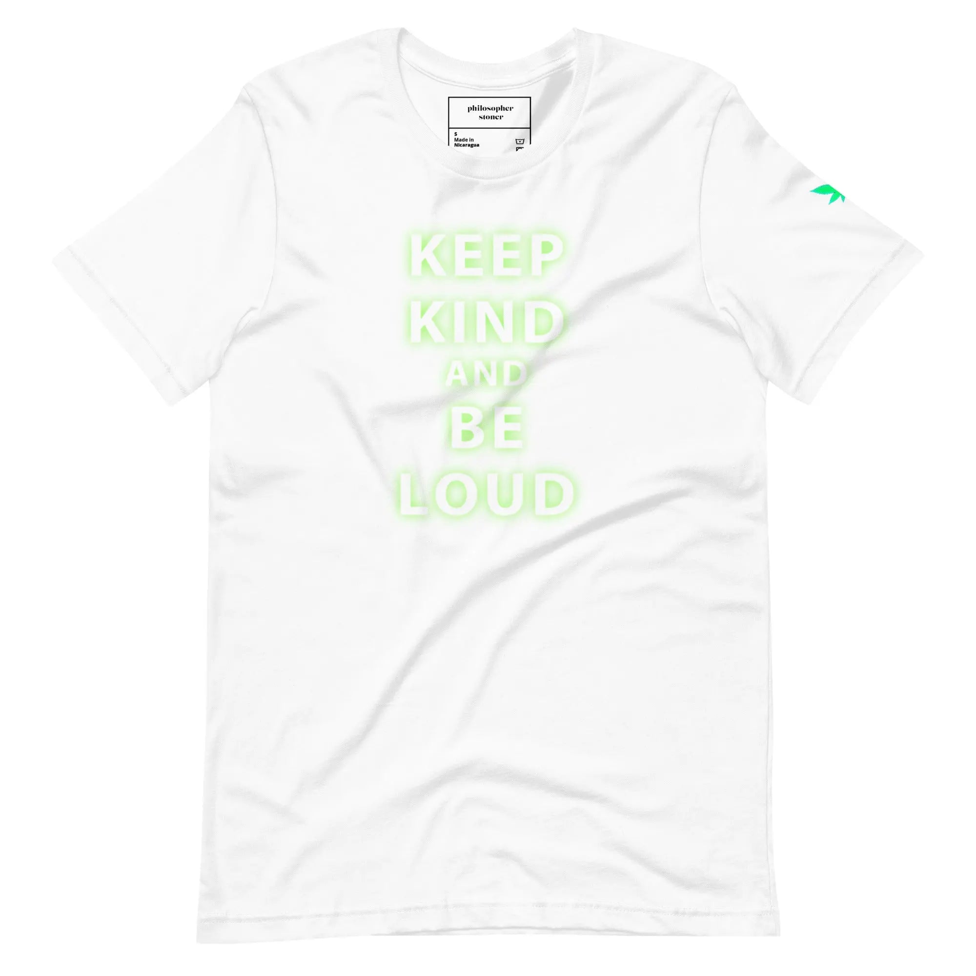 LIVE LOUD Unisex T-shirt Philosopher Stoner