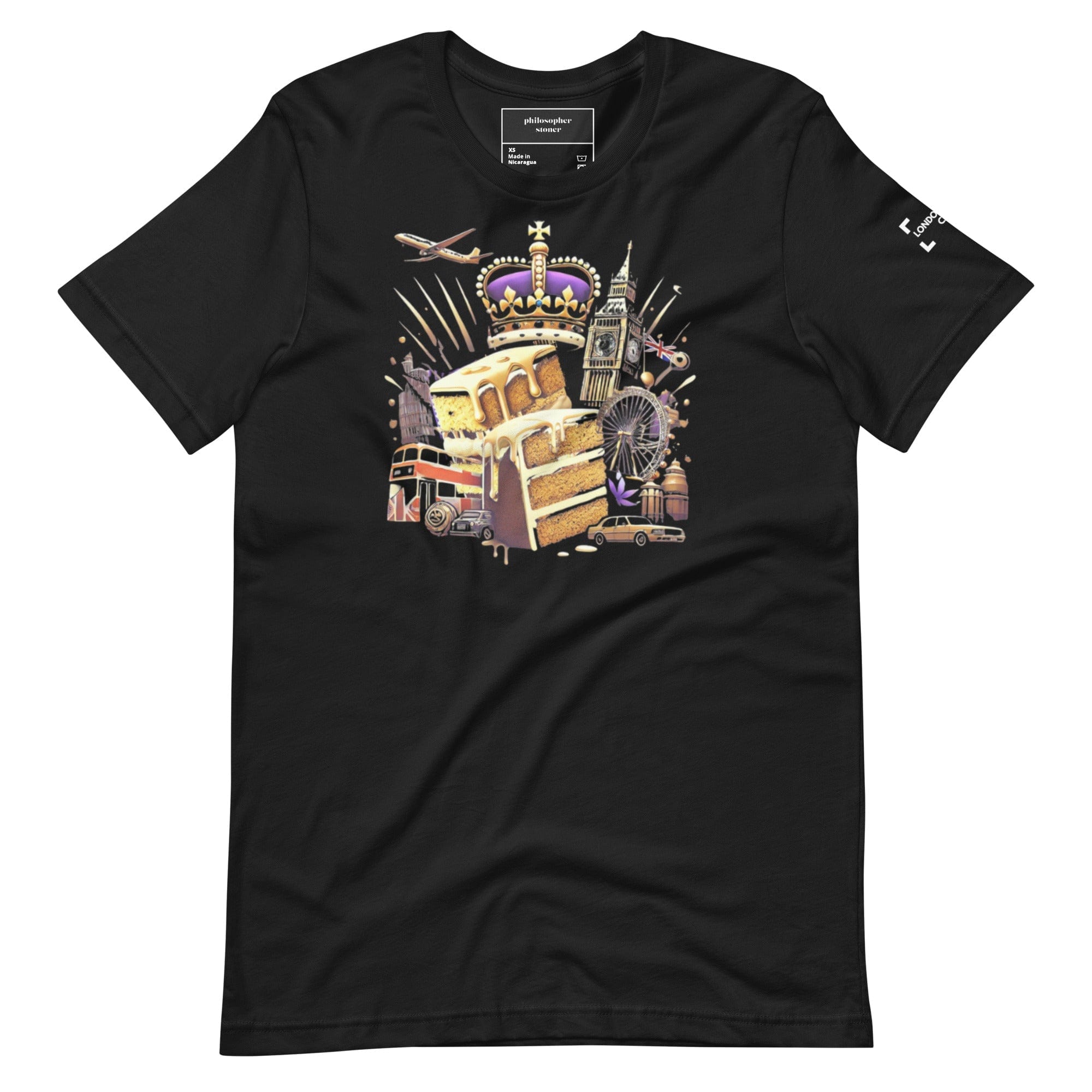 Philosopher Stoner LONDON POUND CAKE BLK/GRN Unisex T-shirt