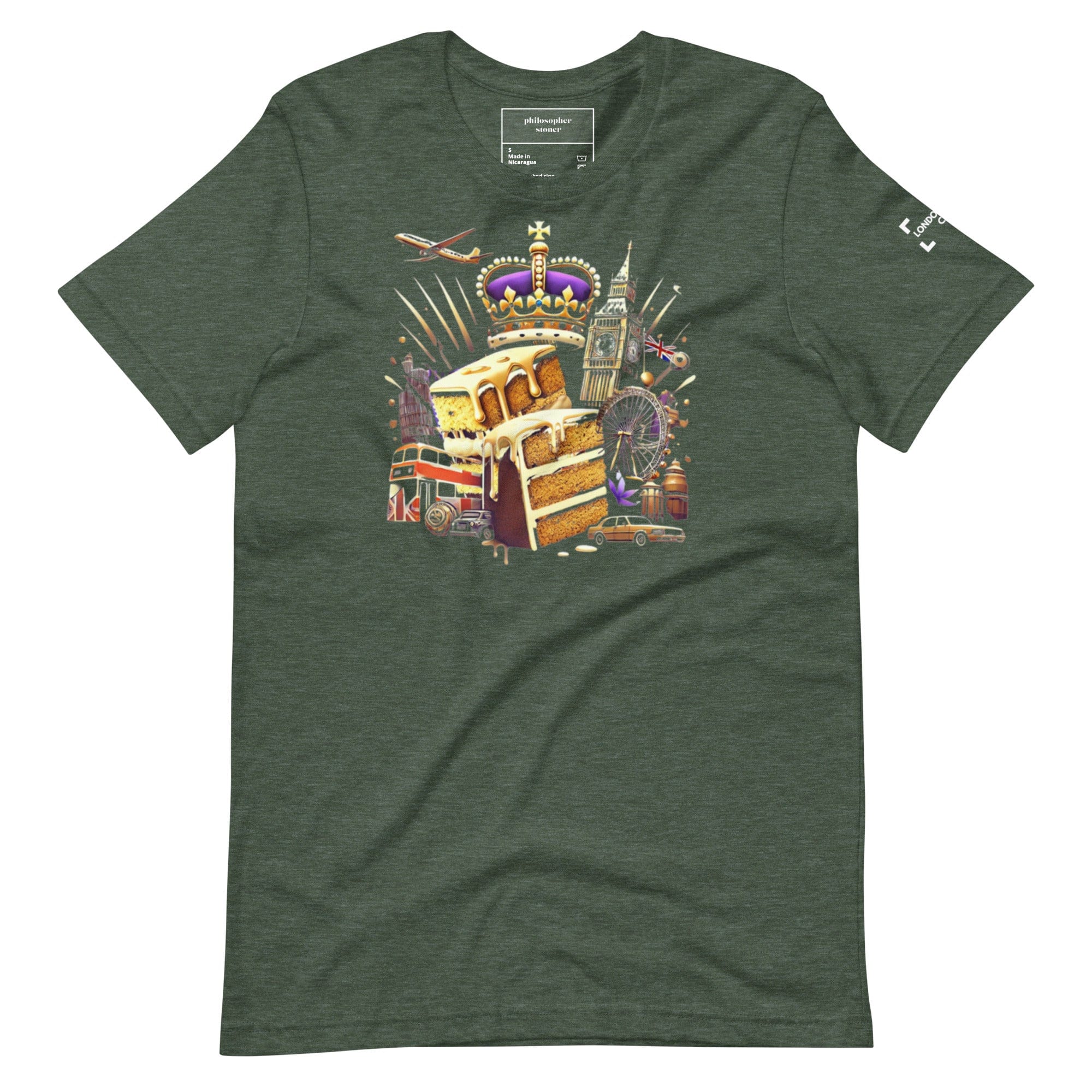 Philosopher Stoner LONDON POUND CAKE BLK/GRN Unisex T-shirt