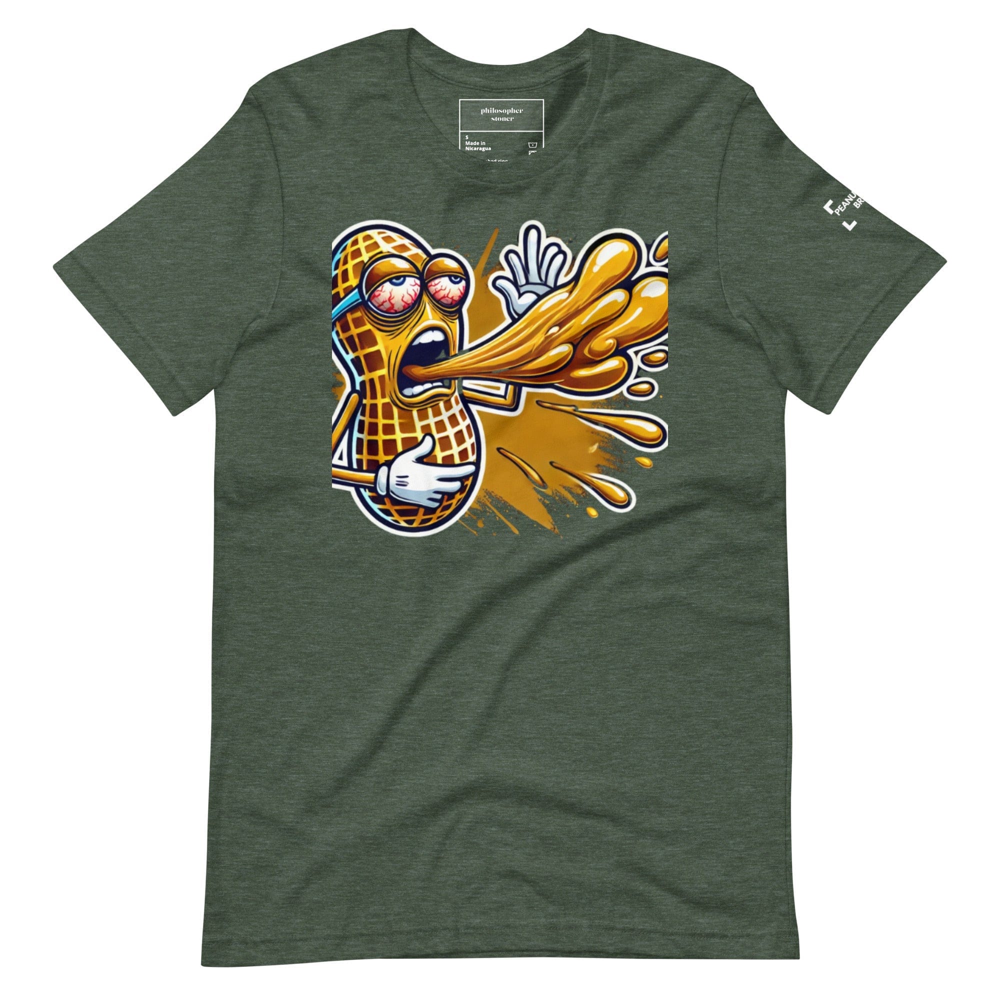 Philosopher Stoner PEANUT BUTTER BREATH BLK/GRN Unisex T-shirt