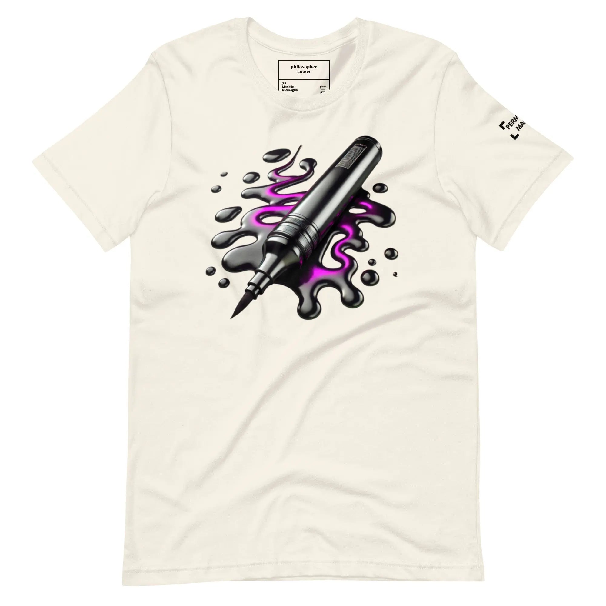 PERMANENT MARKER Unisex T-shirt Philosopher Stoner