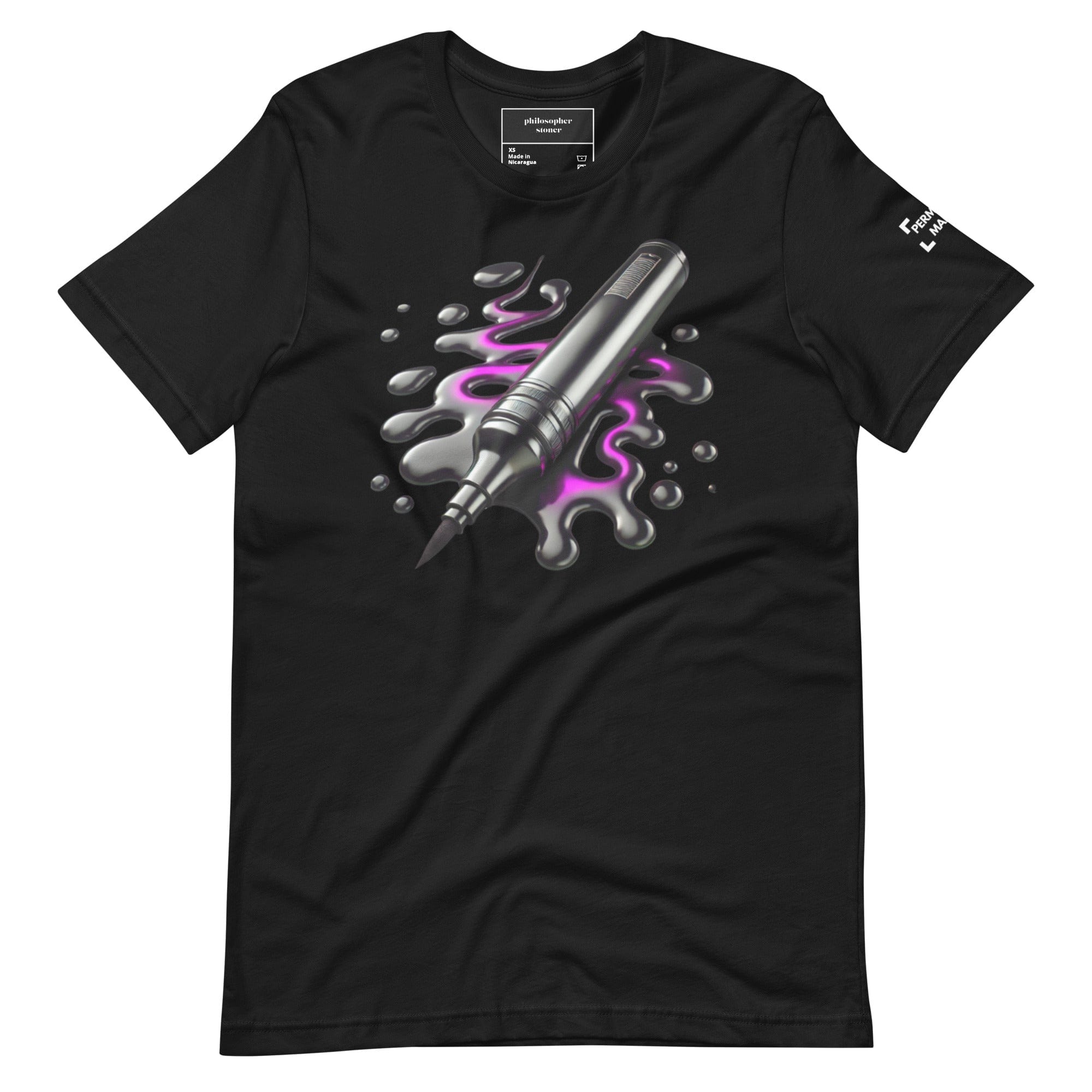 Philosopher Stoner PERMANENT MARKER Unisex Tee BLK/GRN
