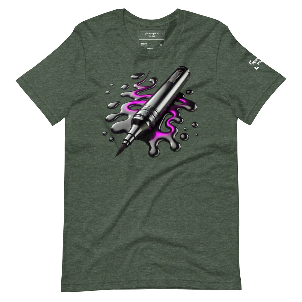 Philosopher Stoner PERMANENT MARKER Unisex Tee BLK/GRN