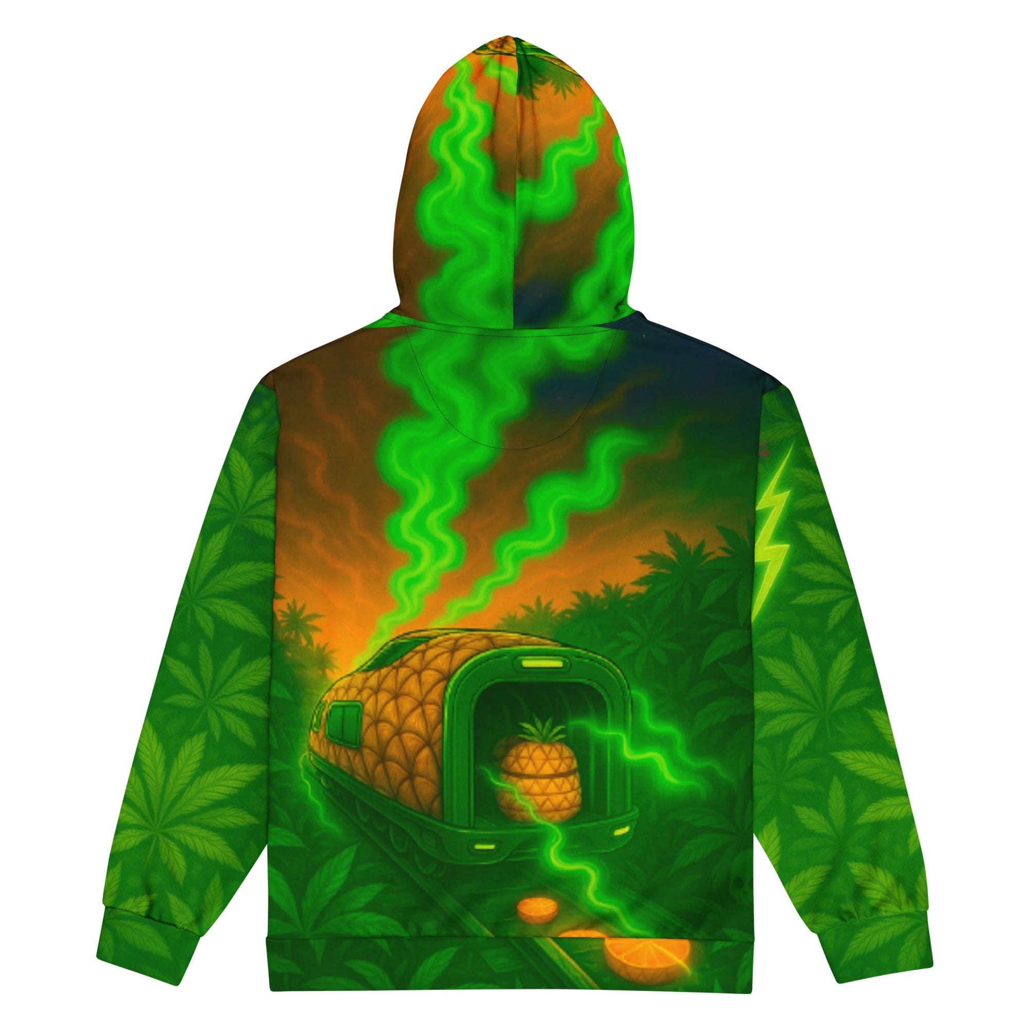 Philosopher Stoner Pineapple Express  Unisex zip hoodie