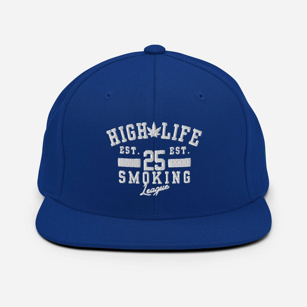 Philosopher Stoner Royal Blue HIGH LIFE Snapback BLK/BLU hat
