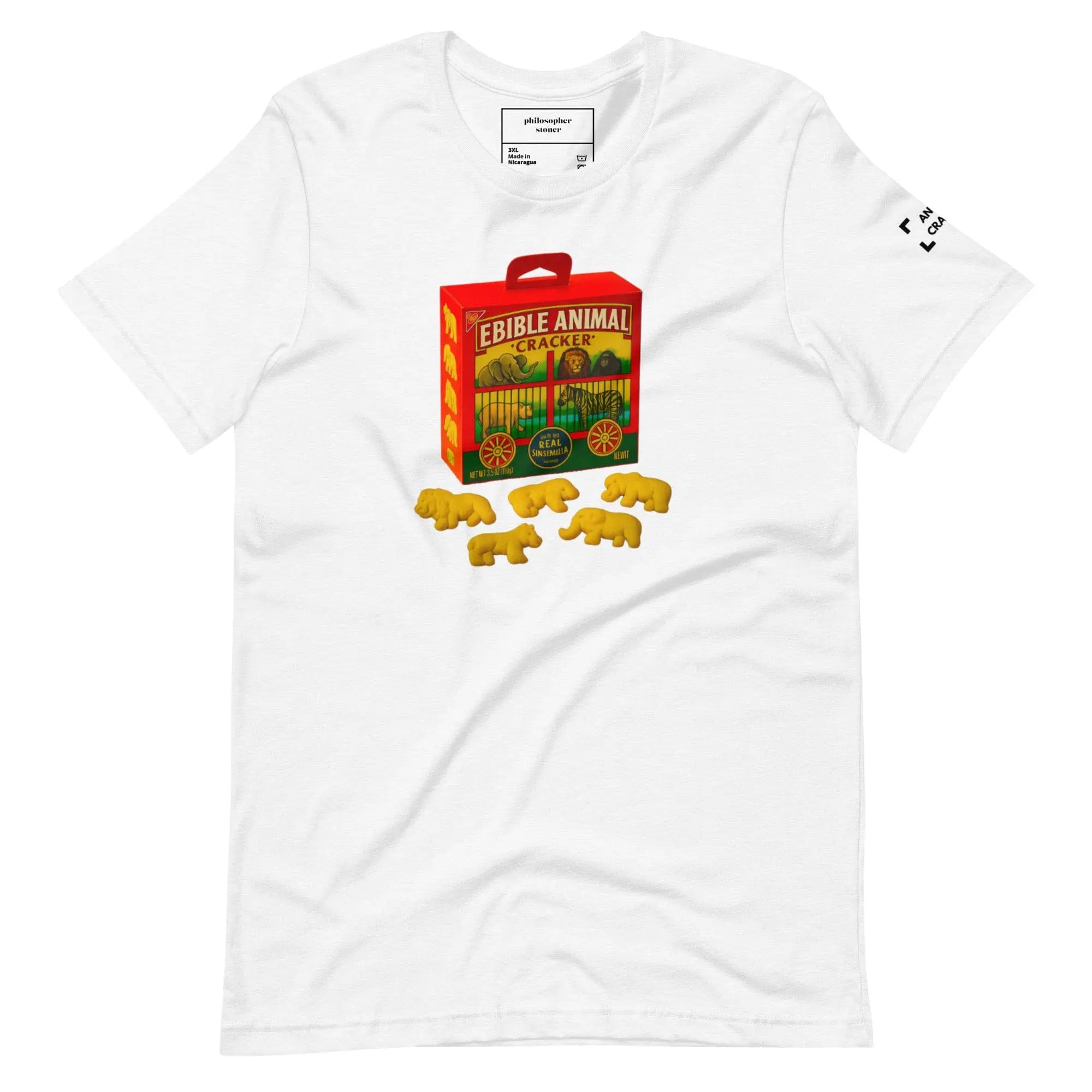 Philosopher Stoner Solid White Blend / 3XL Animal Cookies Unisex t-shirt
