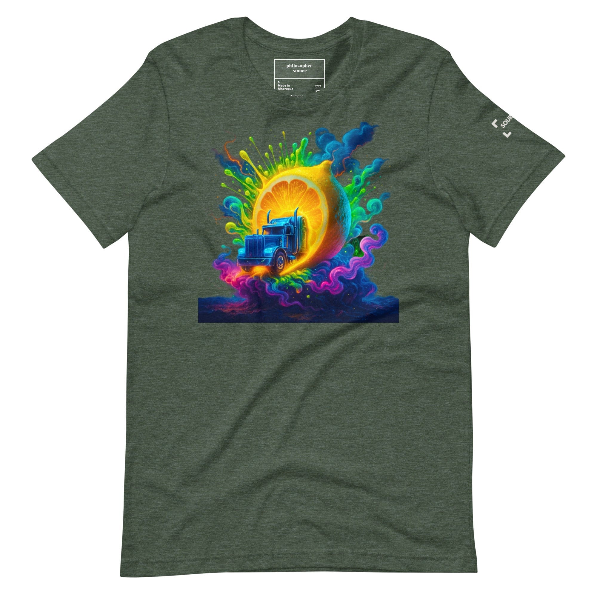 Philosopher Stoner SOUR DIESEL BLK/GRN Unisex T-shirt