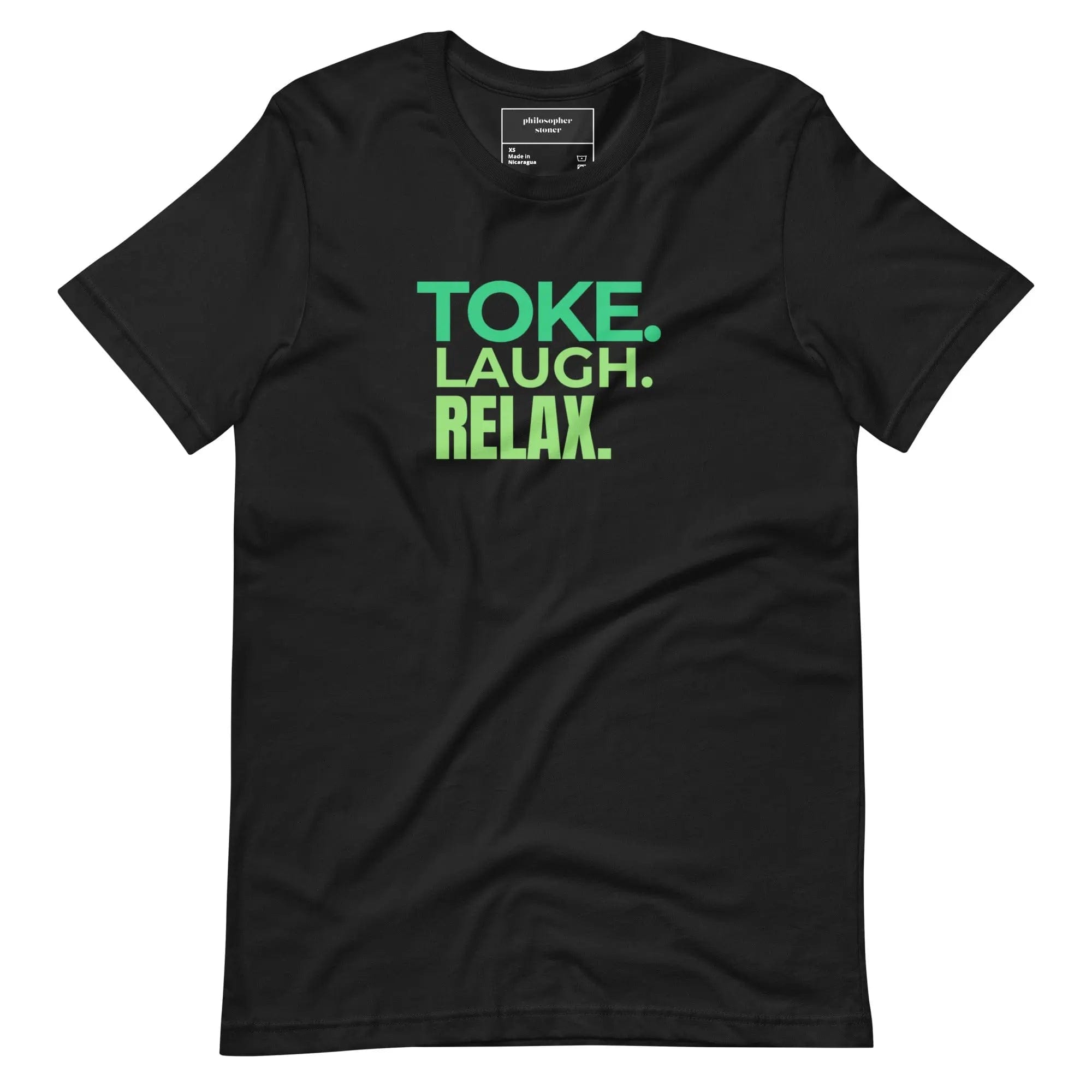 Philosopher Stoner TOKE LAUGH RELAX T-shirt