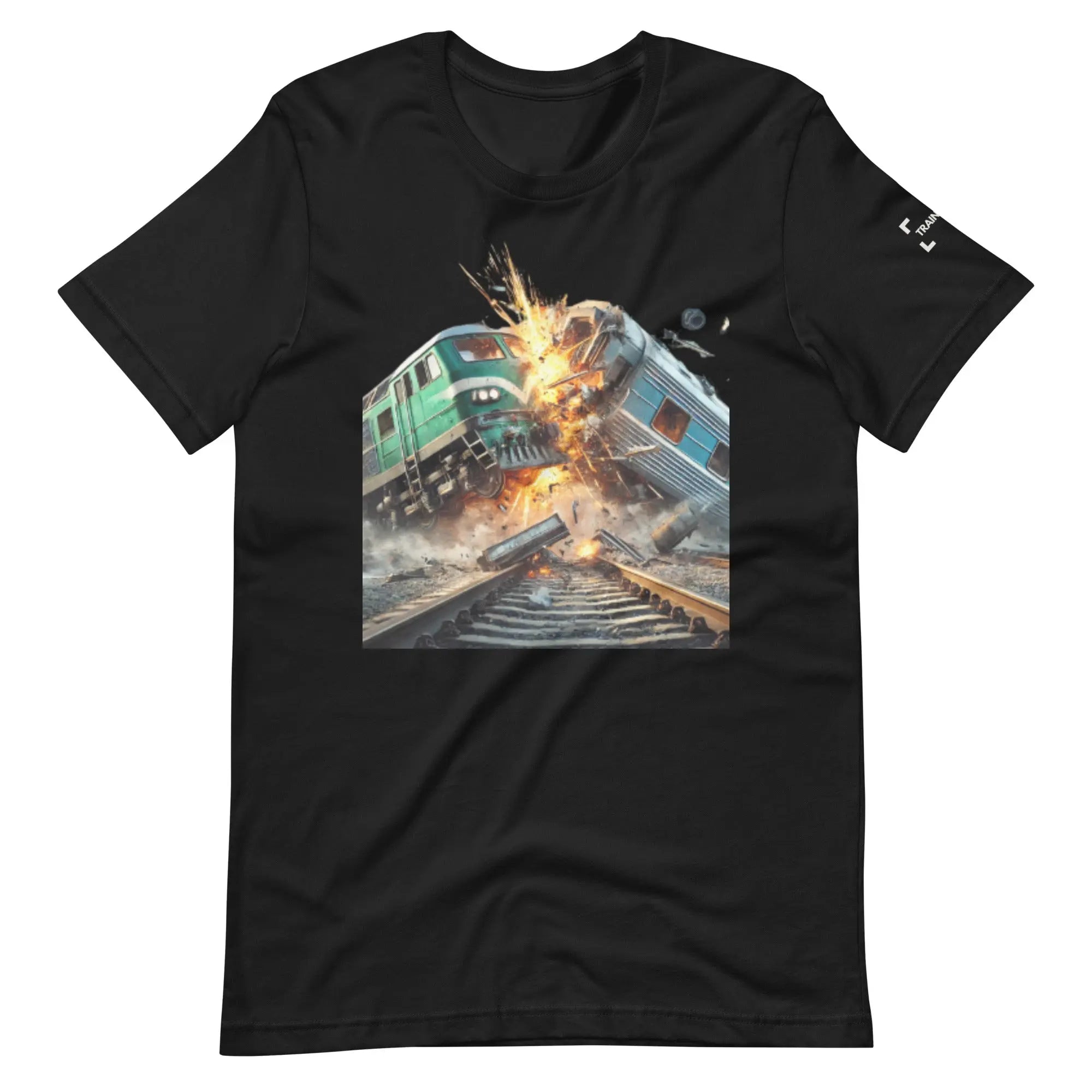 TRAINWRECK BLK/GRN T-shirt Unisex Philosopher Stoner