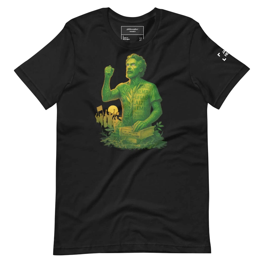 Philosopher Stoner Vintage Black / S JACK HERER Unisex BLK/GRN T-shirt