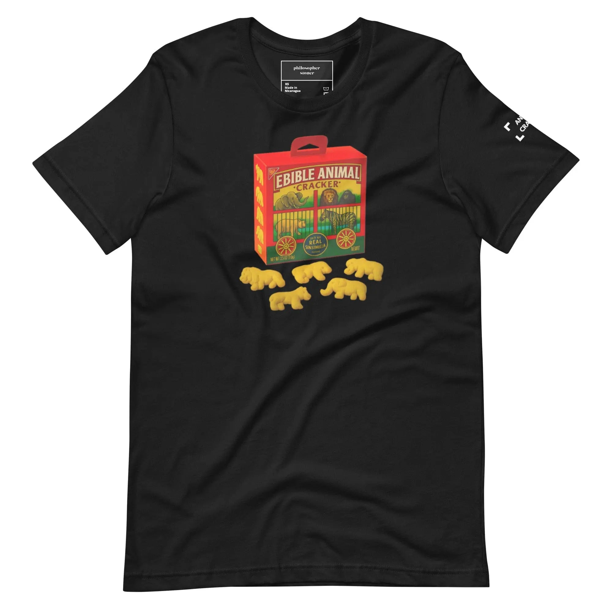 Philosopher Stoner Vintage Black / XS Animal Cookies BLK & GRN Unisex t-shirt