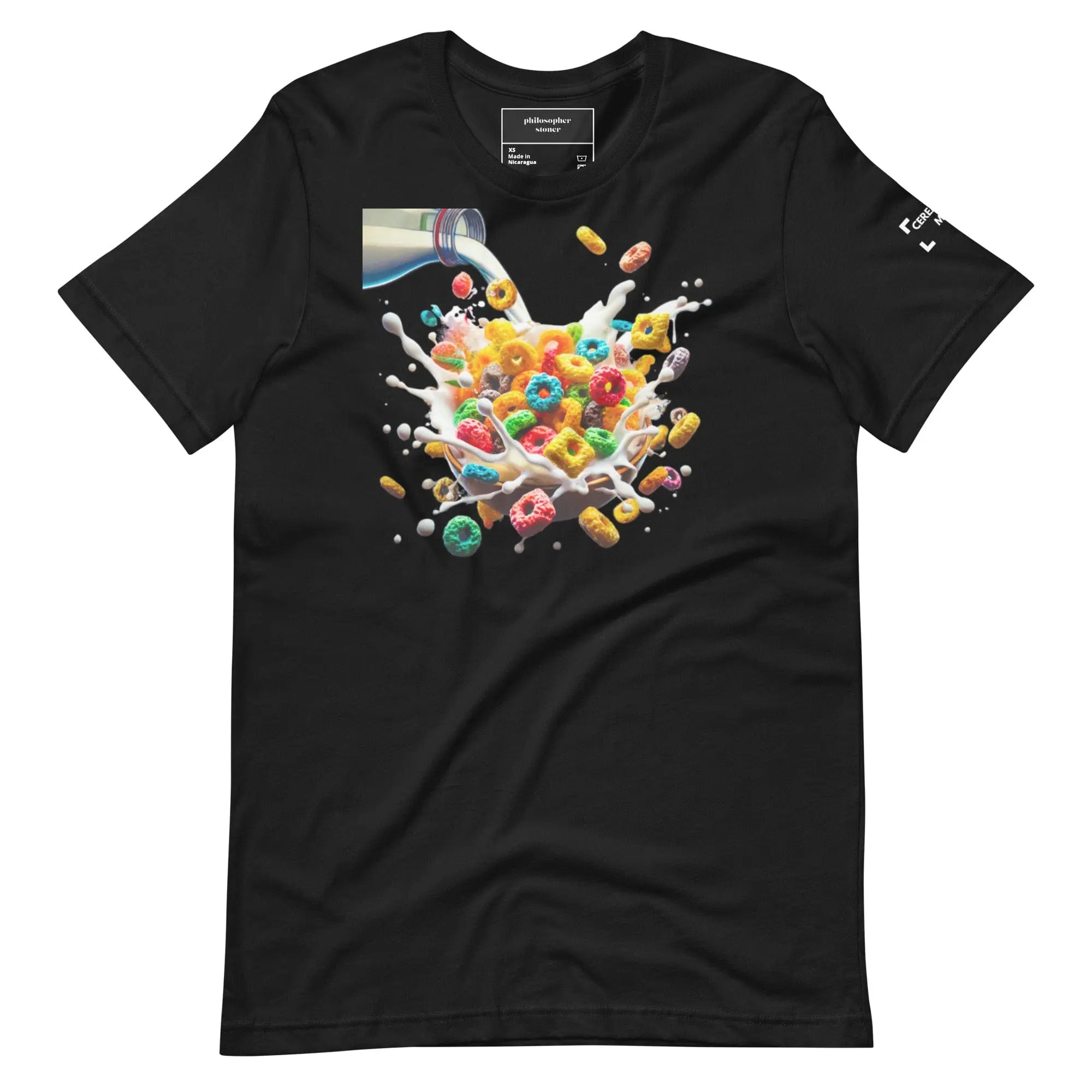 Philosopher Stoner Vintage Black / XS Cereal & Milk Blk & GRN Unisex t-shirt
