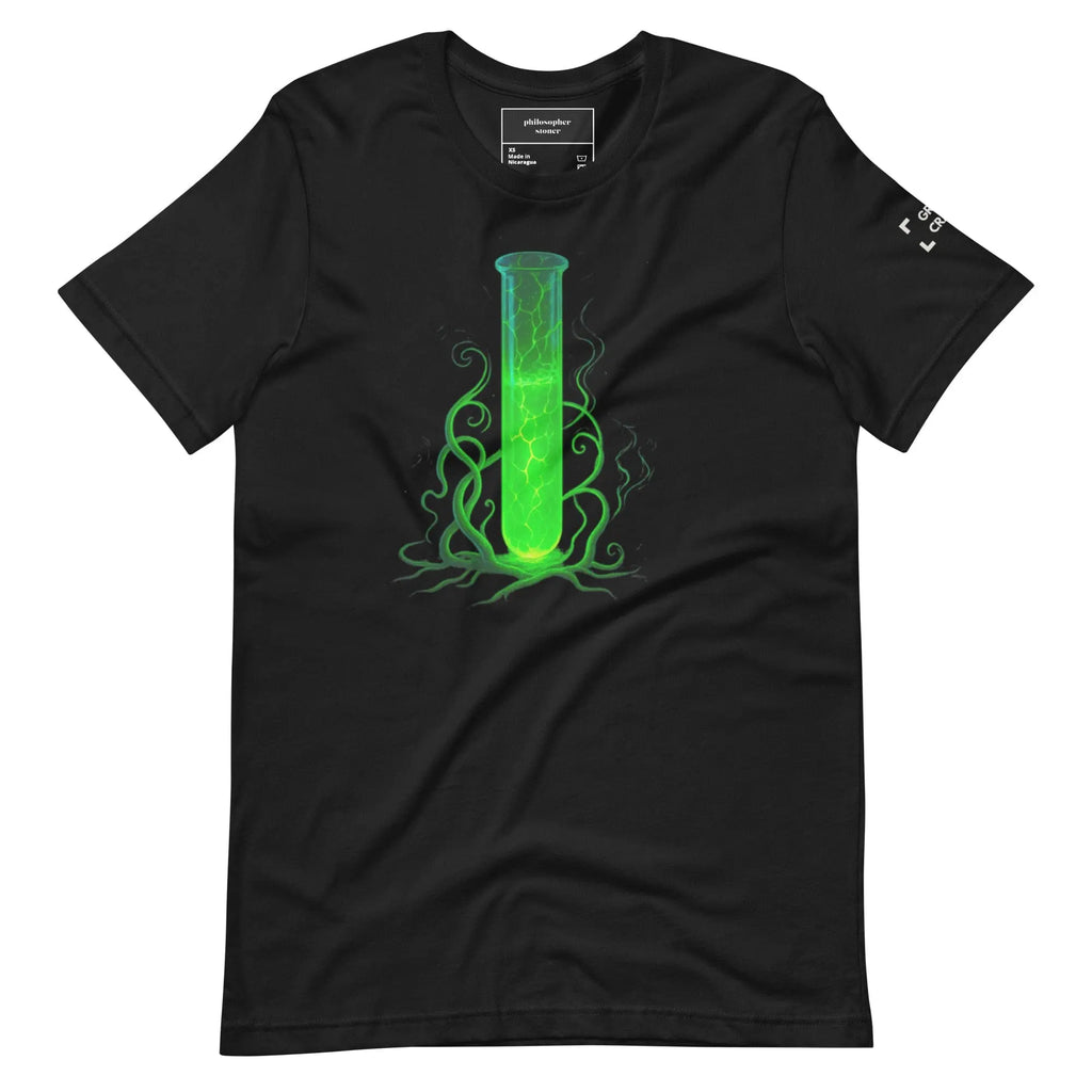 Philosopher Stoner Vintage Black / XS GREEN CRACK BLK/GRN t-shirt