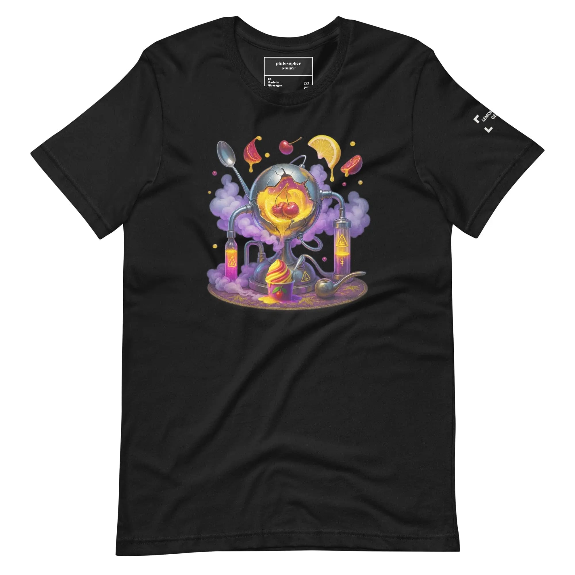 Philosopher Stoner Vintage Black / XS LEMON CHERRY GELATO BLK/GRN Unisex T-shirt