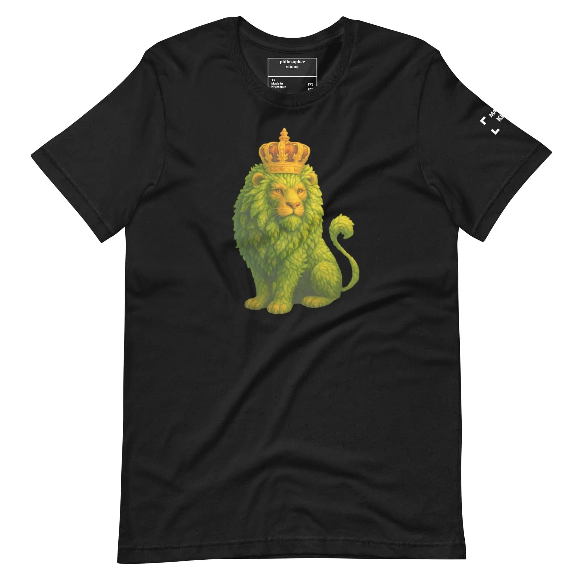 Philosopher Stoner Vintage Black / XS Master Kush BLK & GRN Unisex t-shirt