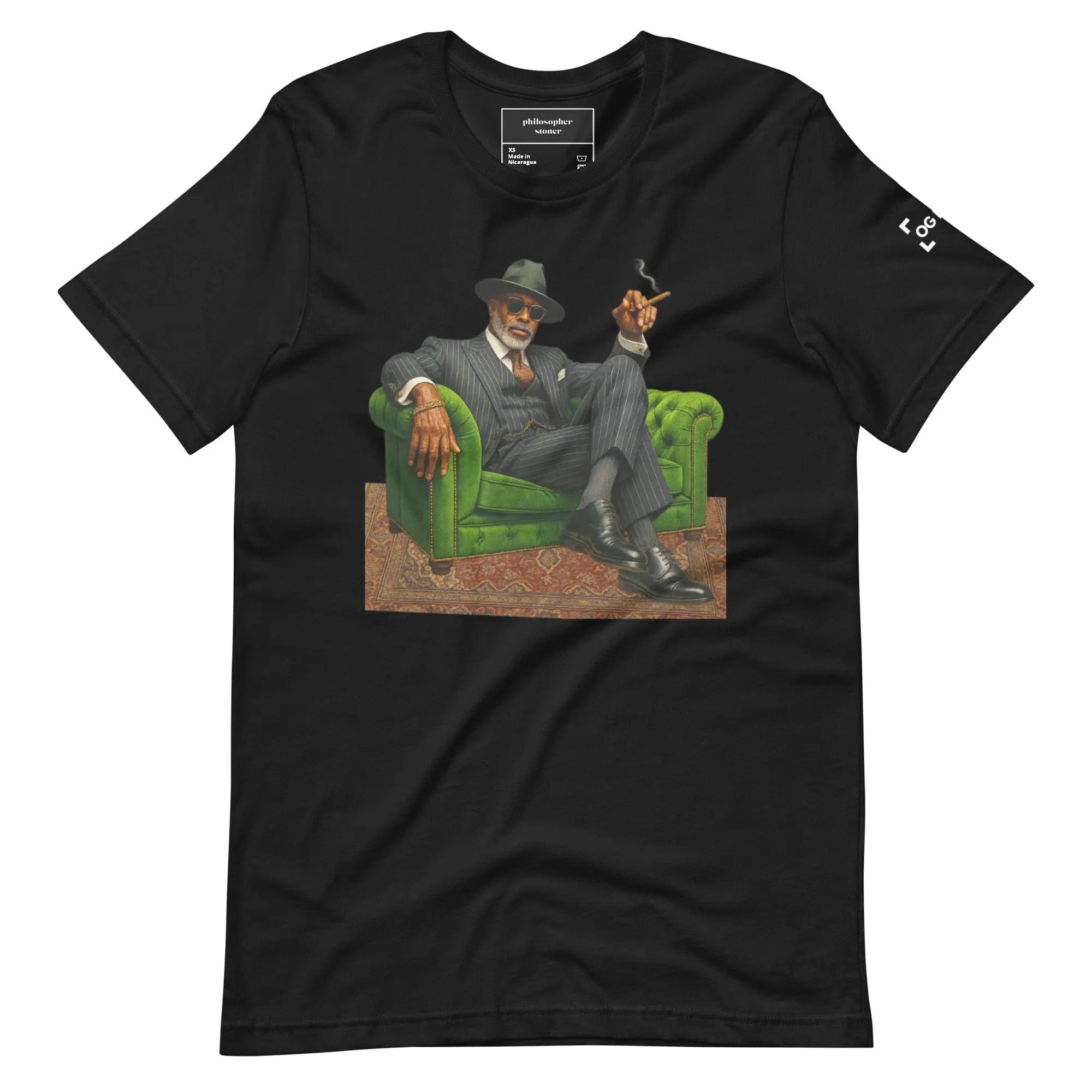 Philosopher Stoner Vintage Black / XS OG KUSH BLK/GRN Unisex T-shirt