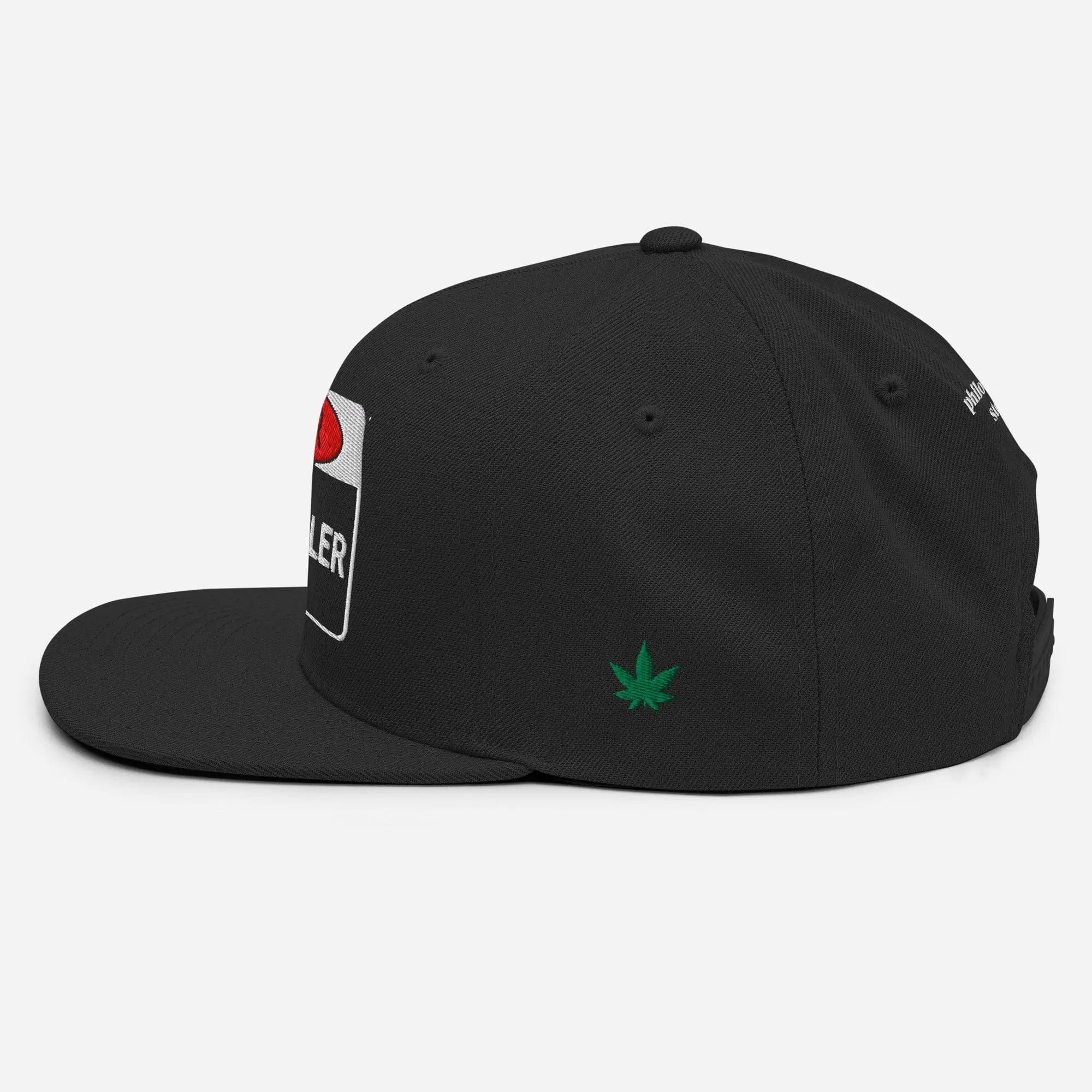 Philosopher Stoner WEED KILLER Snapback Hat