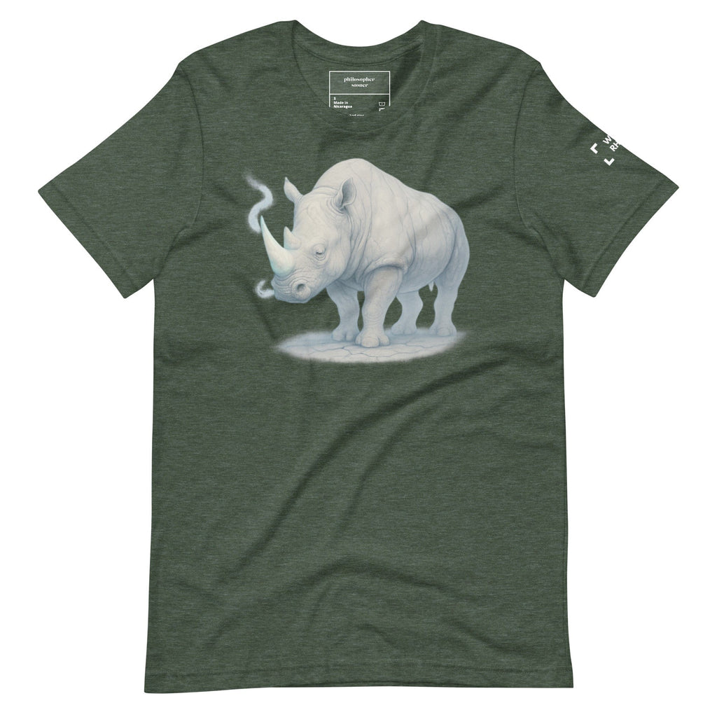 Philosopher Stoner WHITE RHINO BLK/GRN T-shirt Unisex