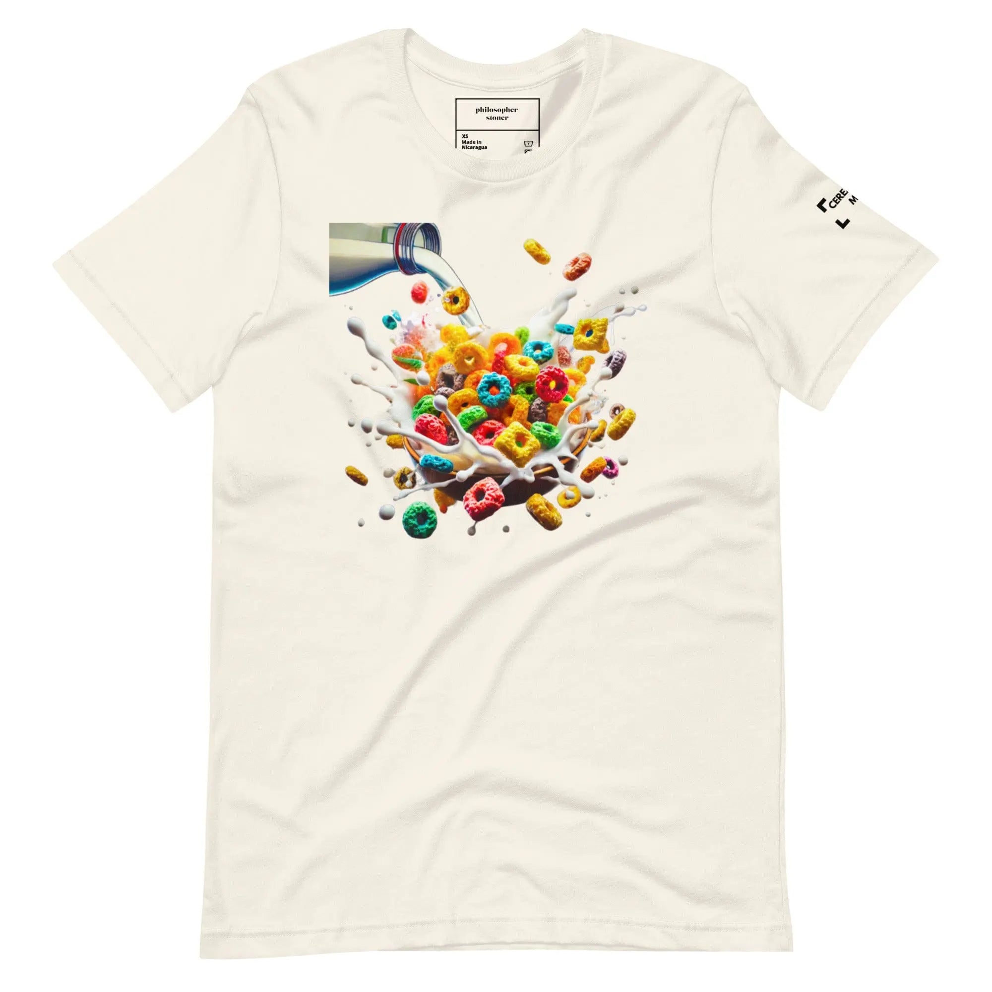 Philosopher Stoner XS CEREAL AND MILK Unisex T-shirt