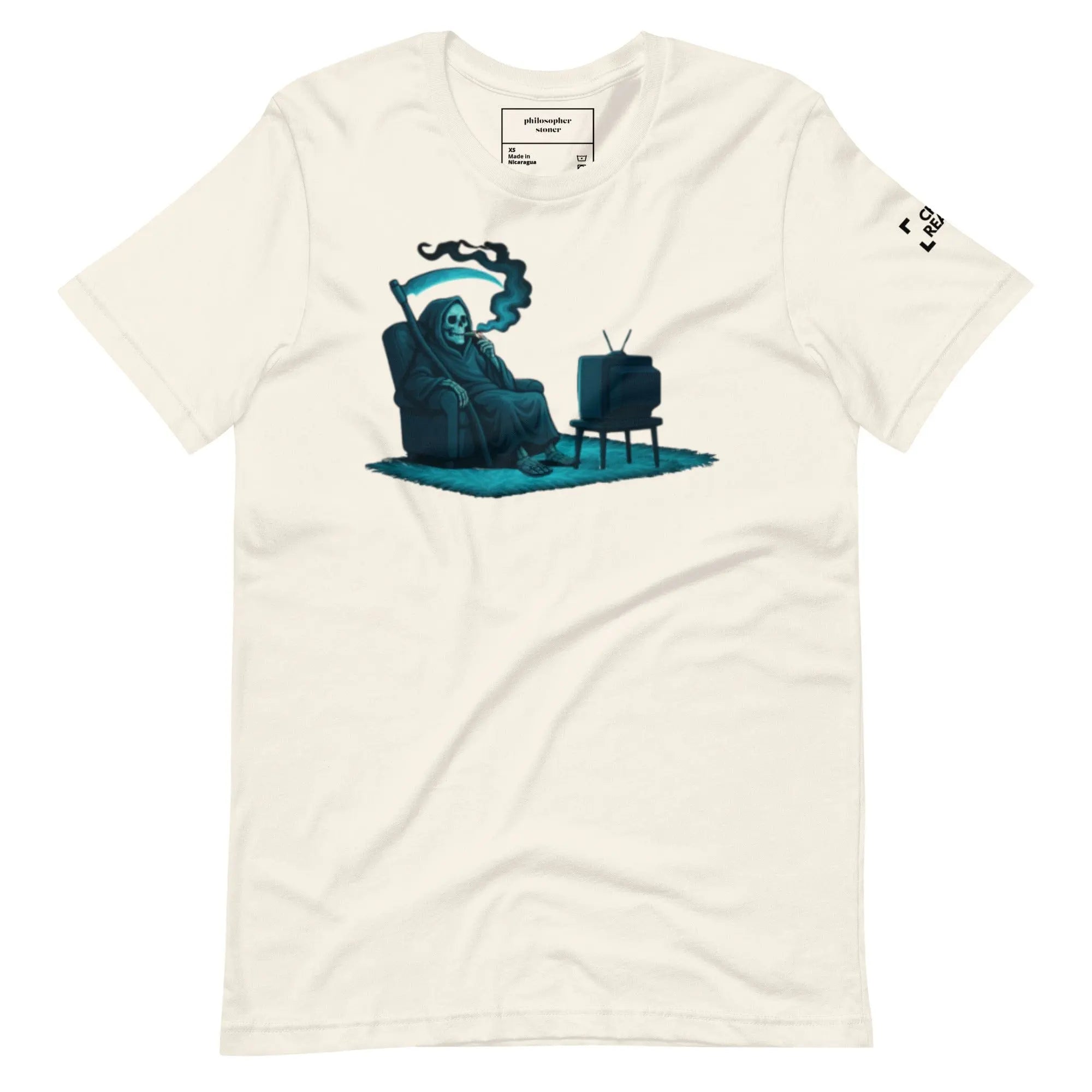 Philosopher Stoner XS CHILL REAPER Unisex T-shirt