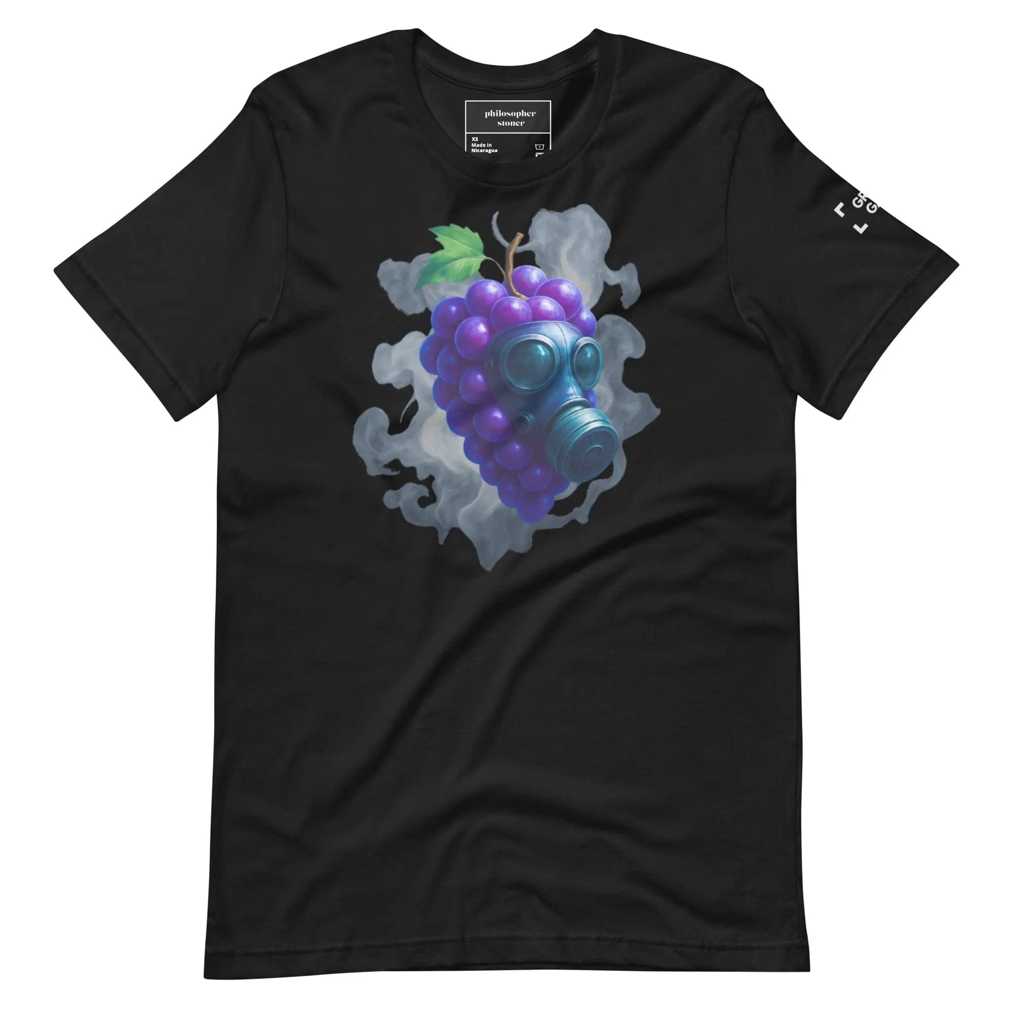 Philosopher Stoner XS GRAPE GAS BLK/GRN Unisex T-shirt