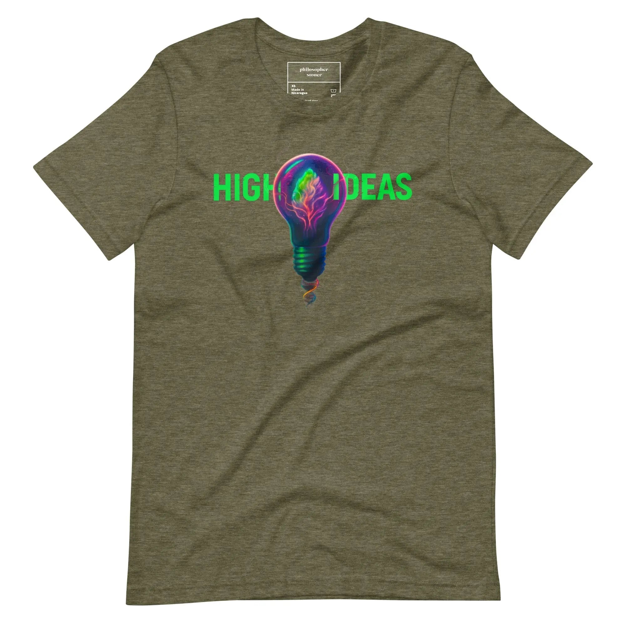 Philosopher Stoner XS High Ideas GRN Unisex t-shirt