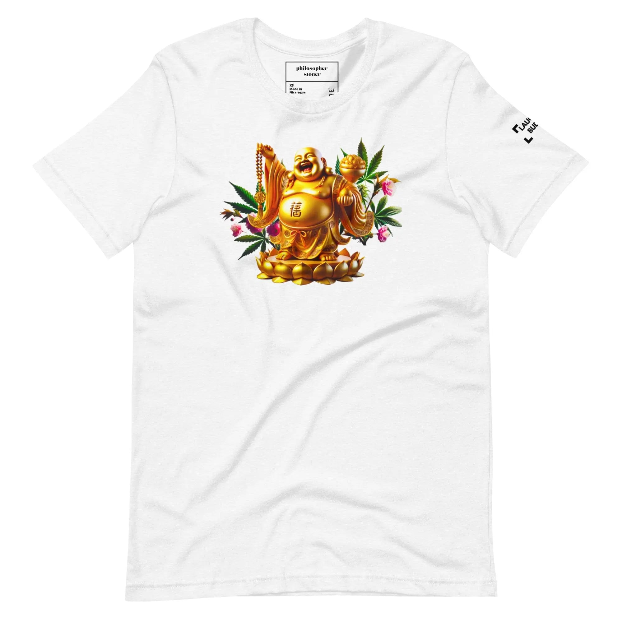Philosopher Stoner XS Laughing Buddha Unisex t-shirt