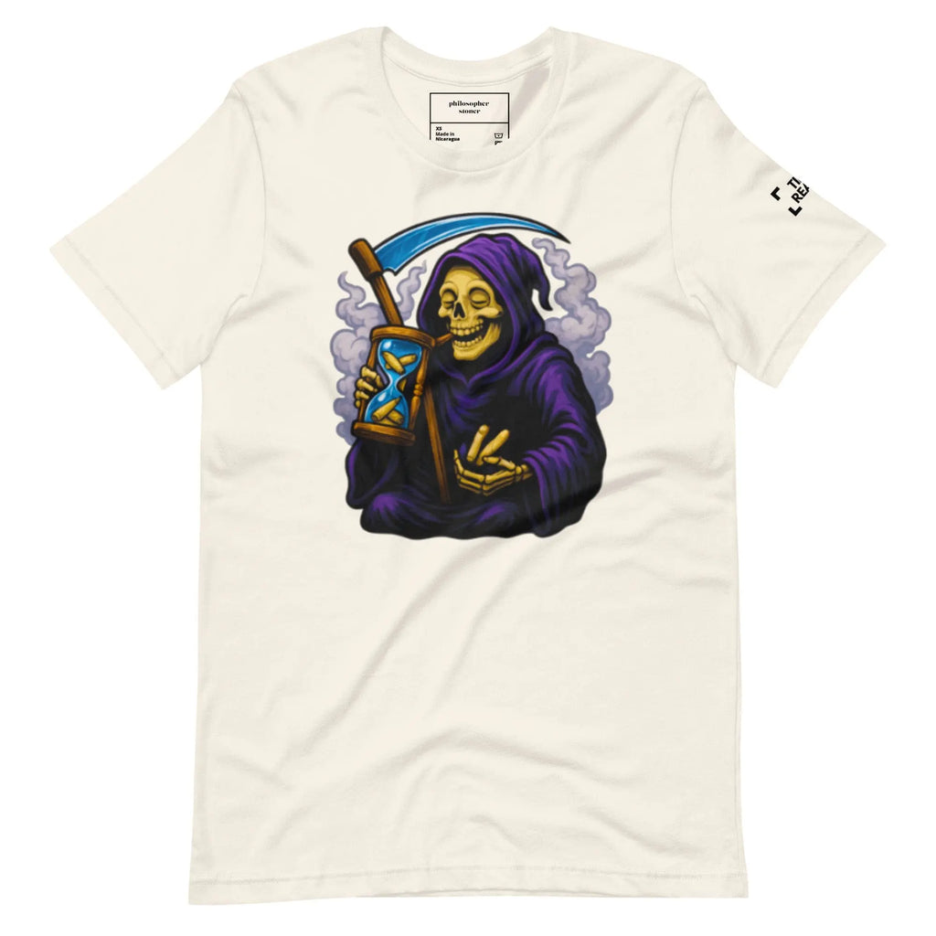 Philosopher Stoner XS TIME REAPER Unisex T-shirt