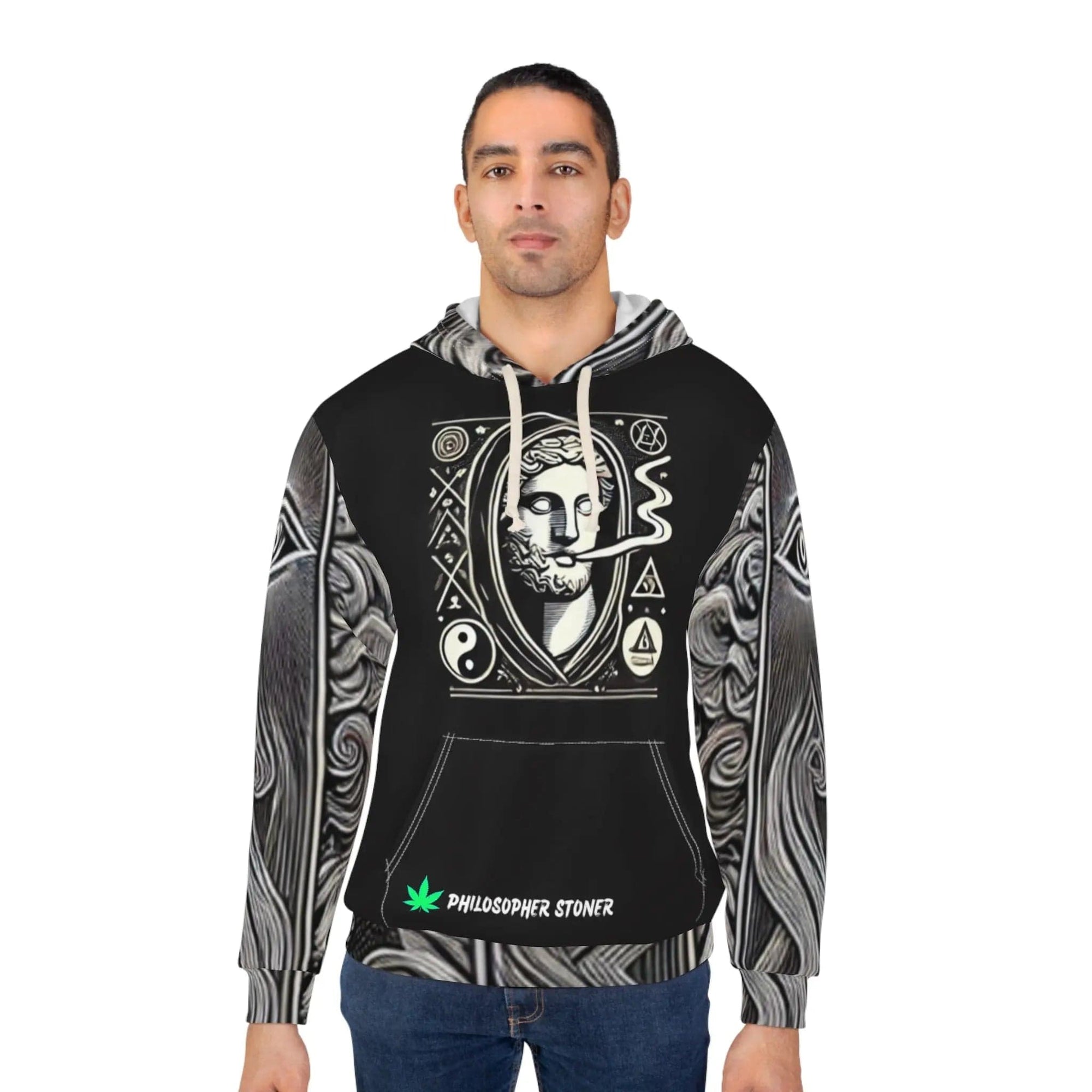 Printify All Over Prints L Stylish Unisex Pullover Hoodie with Unique Graphic Design - Perfect for A Session