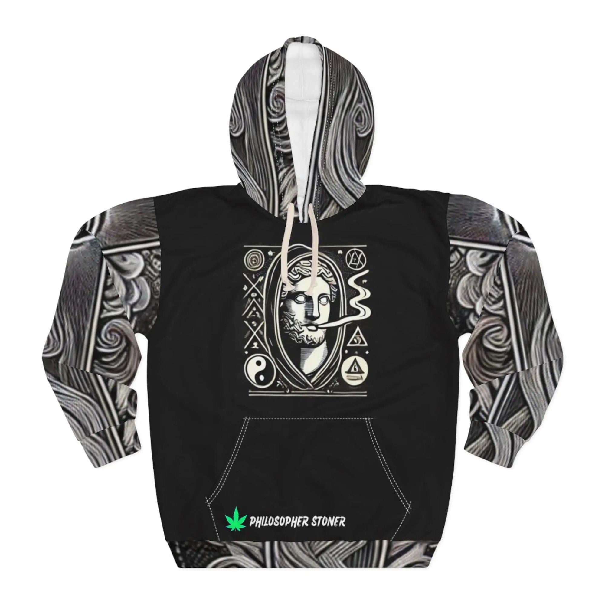 Printify All Over Prints L Stylish Unisex Pullover Hoodie with Unique Graphic Design - Perfect for A Session