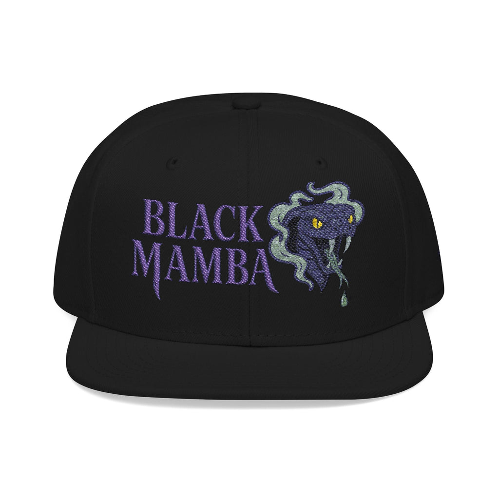 Printify Hats One size / Black Black Mamba Snapback Hat, Stylish  Cap, Streetwear Accessory, Perfect Gift for Sports Fans, Cool Casual Attire