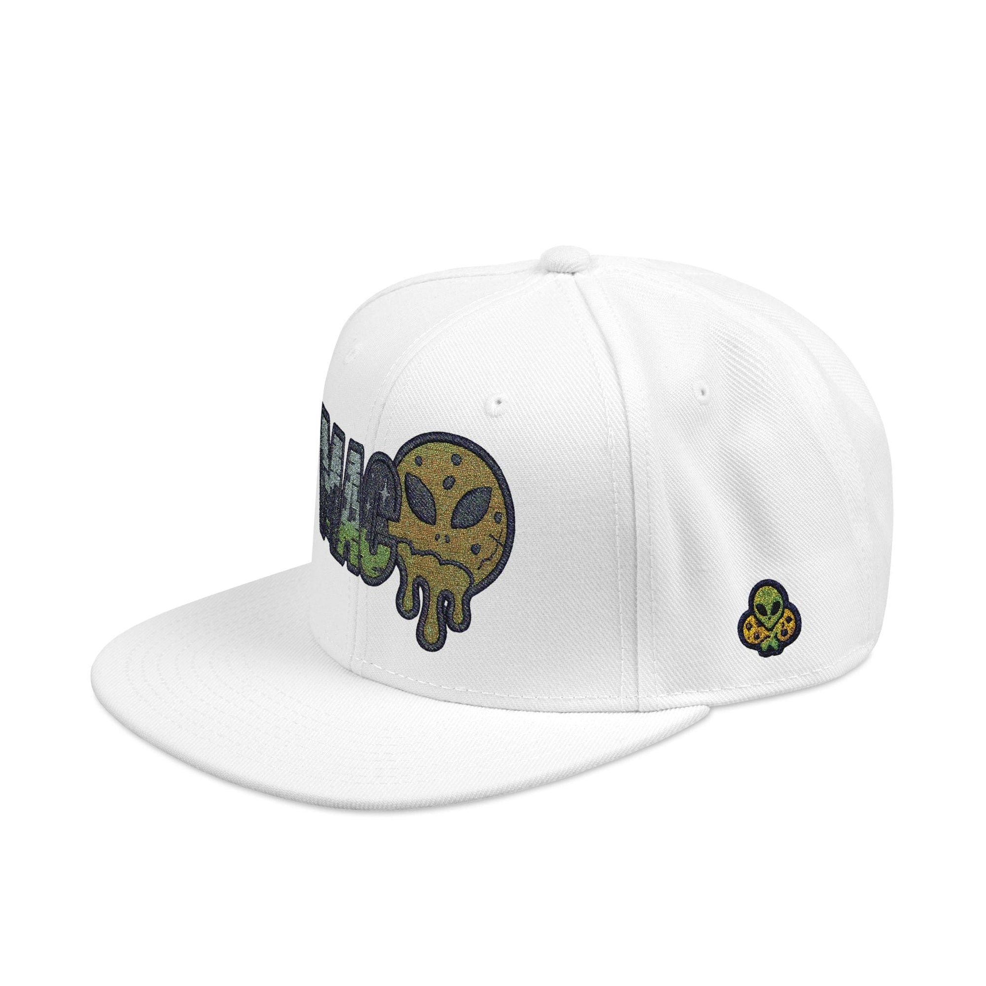 Printify Hats One size / White The MAC Snapback Hat - Fun Accessory, Perfect Gift, Summer Fashion, Stoner Lifestyle, Unique Casual Headwear
