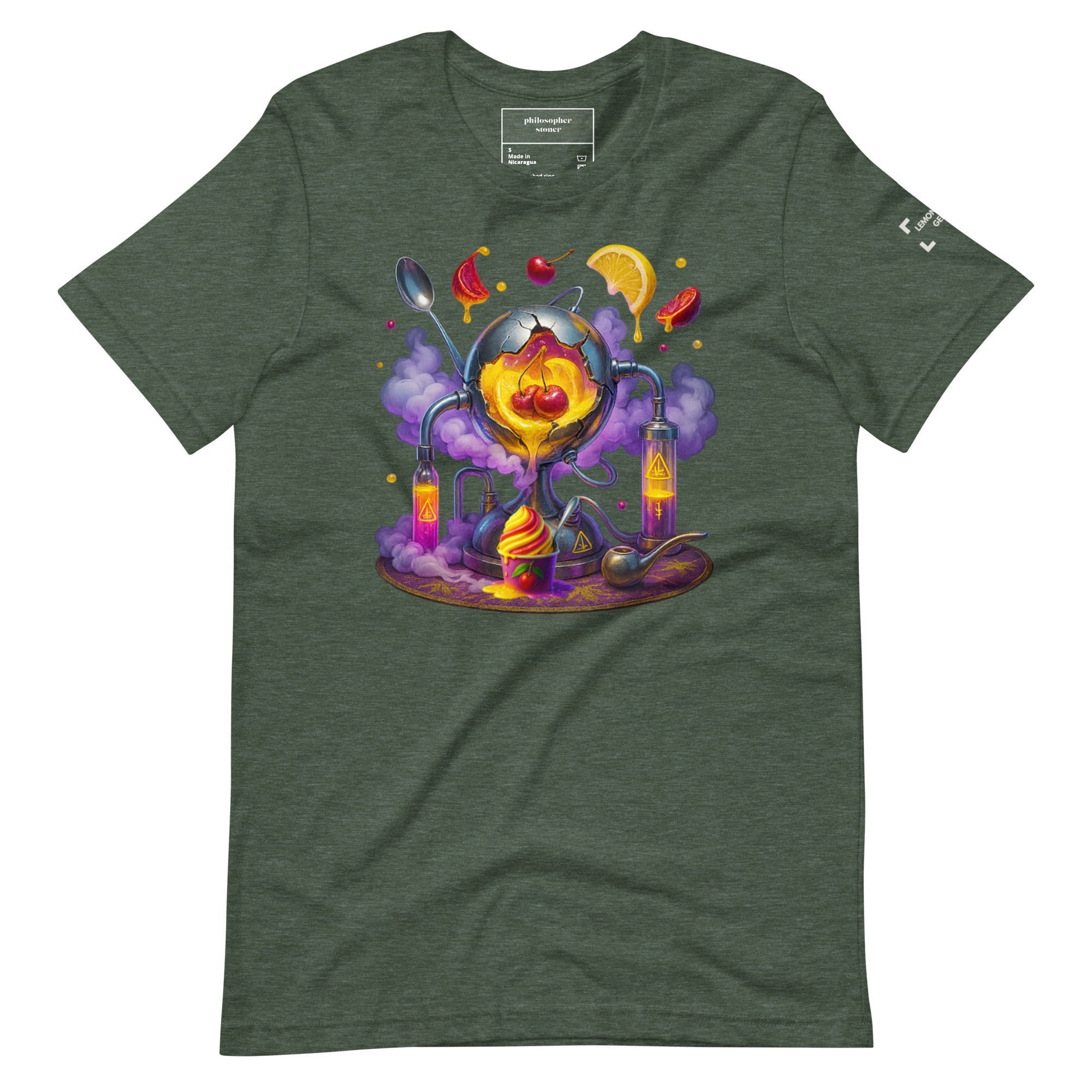 LEMON CHERRY GELATO BLK/GRN Unisex T-shirt Philosopher Stoner