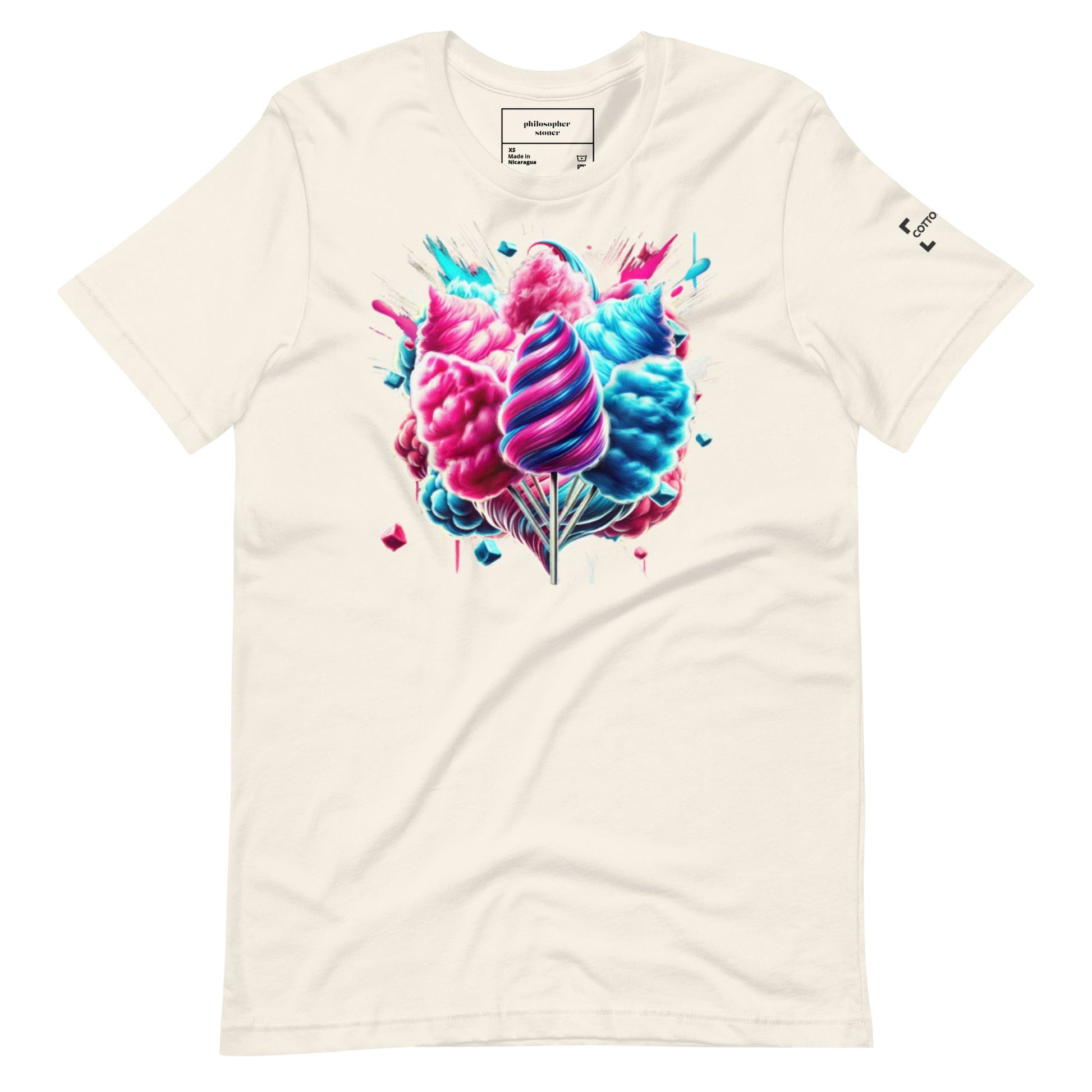 COTTON CANDY Unisex T-shirt Philosopher Stoner